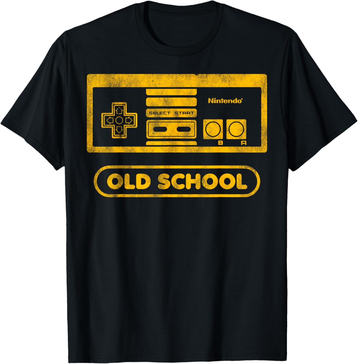 Retro Nintendo NES Controller Graphic T-Shirt for Gamers - Vintage Style - 4