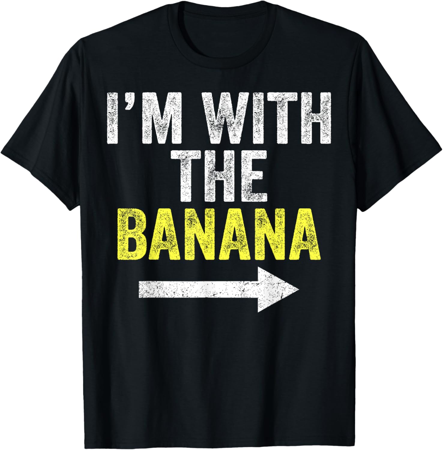 Adorable I'm With The Banana Costume Matching Couple T-Shirt - 12