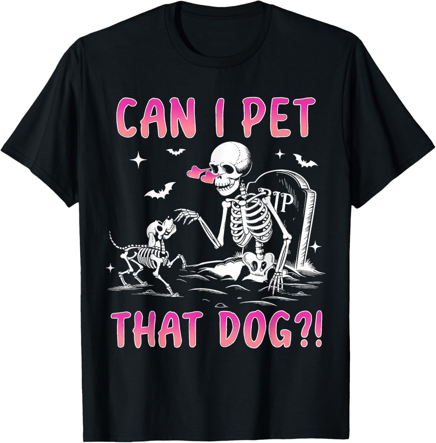 Funny Skeleton Dog Lover Halloween T-Shirt for Pet Enthusiasts - 1