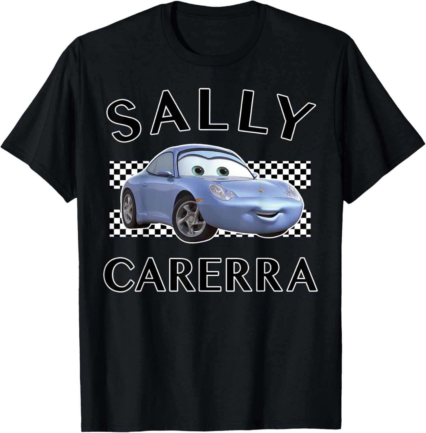 Disney Pixar Cars Sally Carrera Finish Graphic T-Shirt for Fans - 10