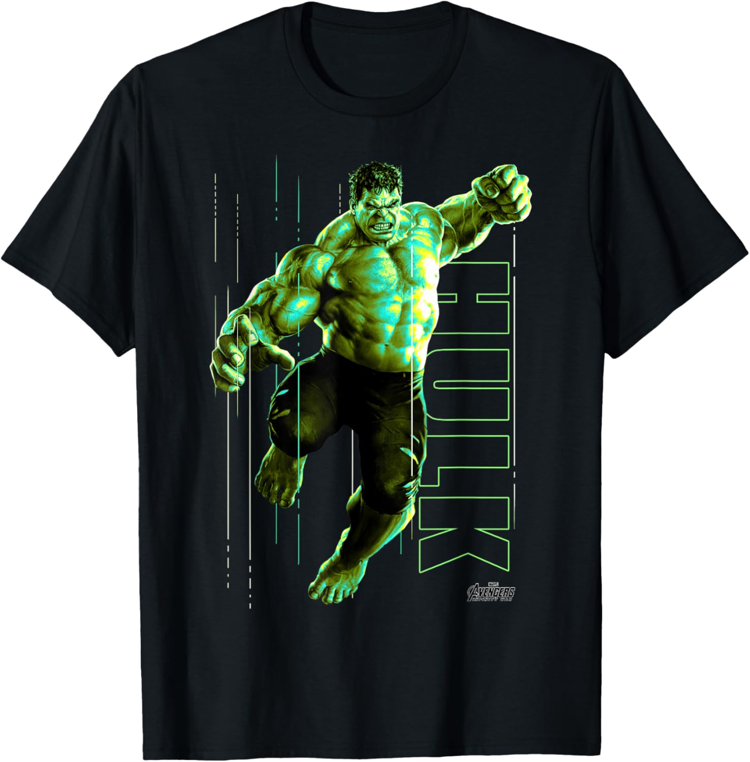 Incredible Hulk Jump Smash T-Shirt for Marvel Fans and Collectors - 1