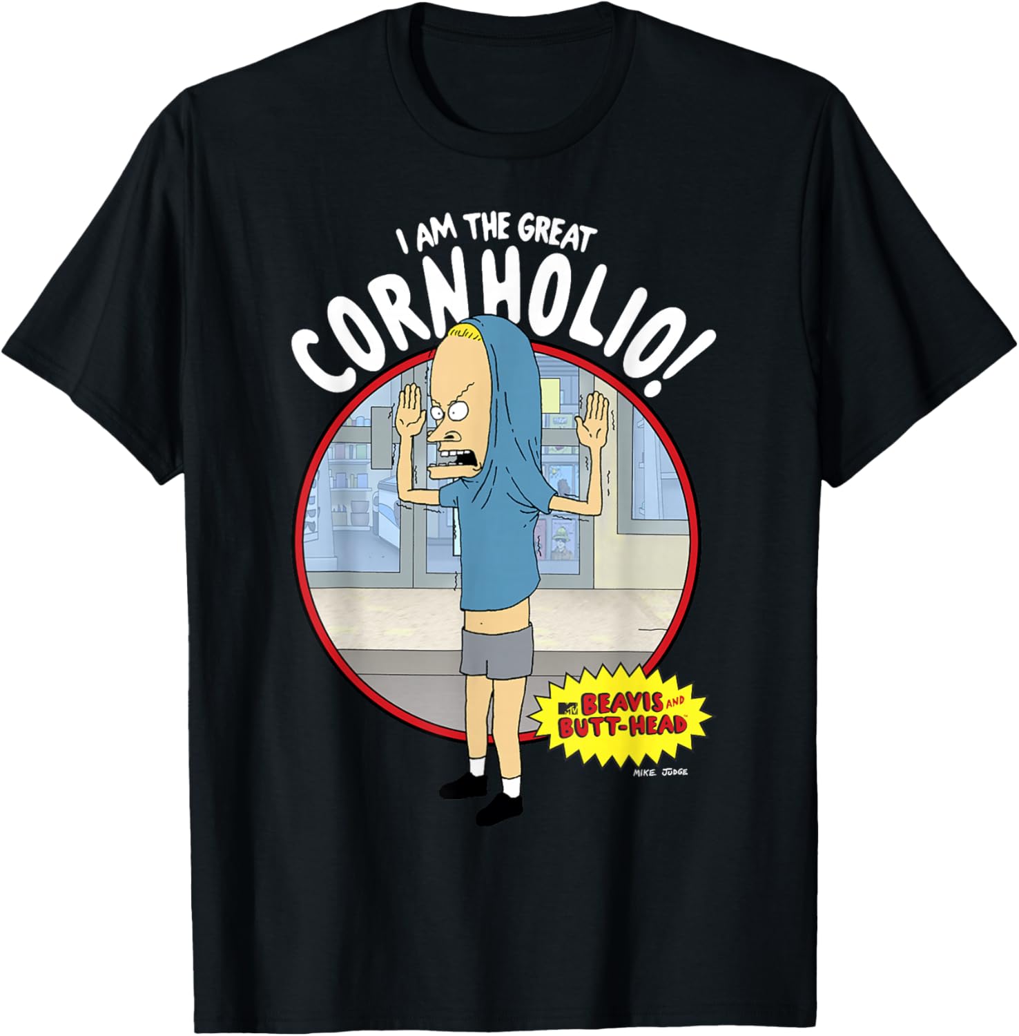 Beavis and Butt-Head The Great Cornholio Graphic T-Shirt for Fans - 2
