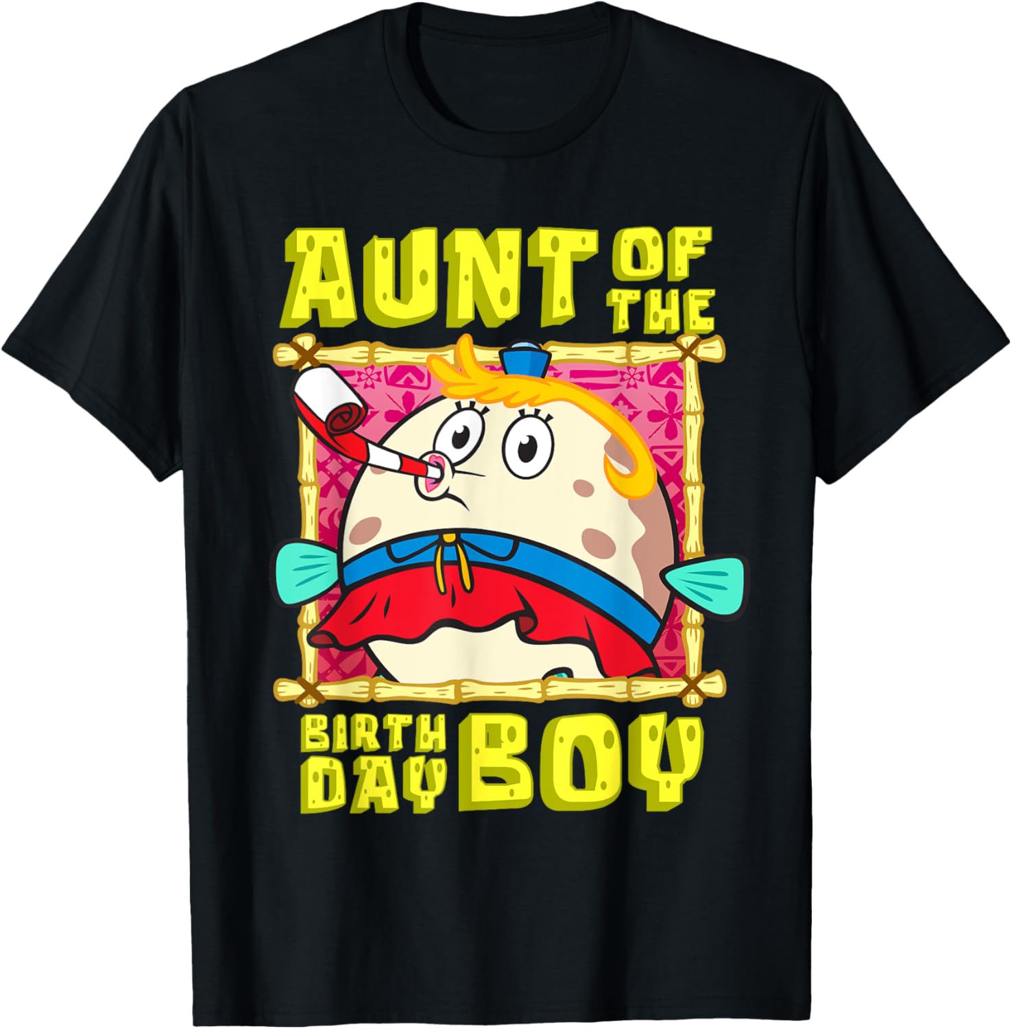 Mademark SpongeBob Mrs Puff T-Shirt Perfect Gift for Birthday Aunt - 6