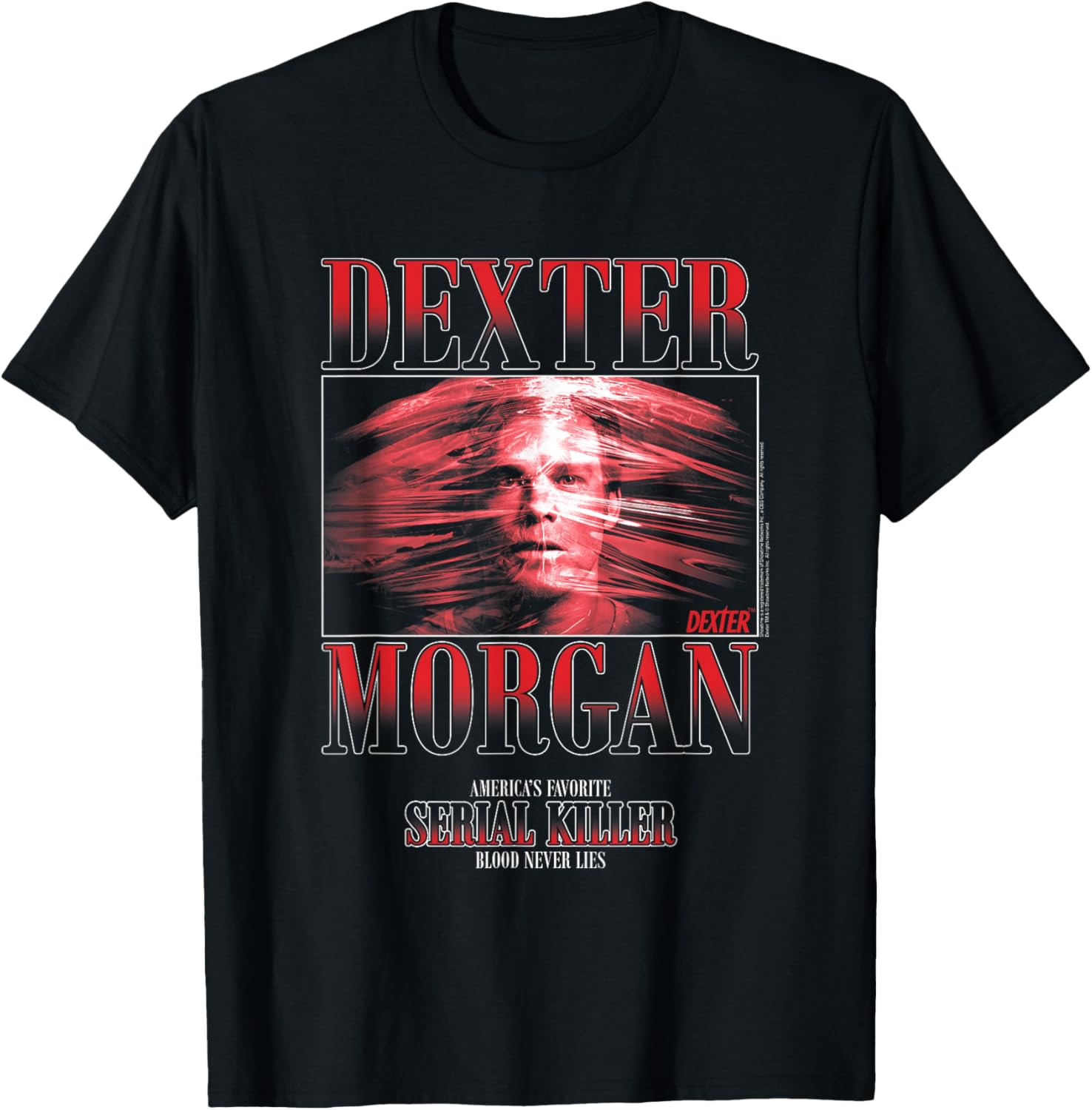 Dexter Retro 90's TV Shows T-Shirt Cool and Unique Graphic Tee - 4