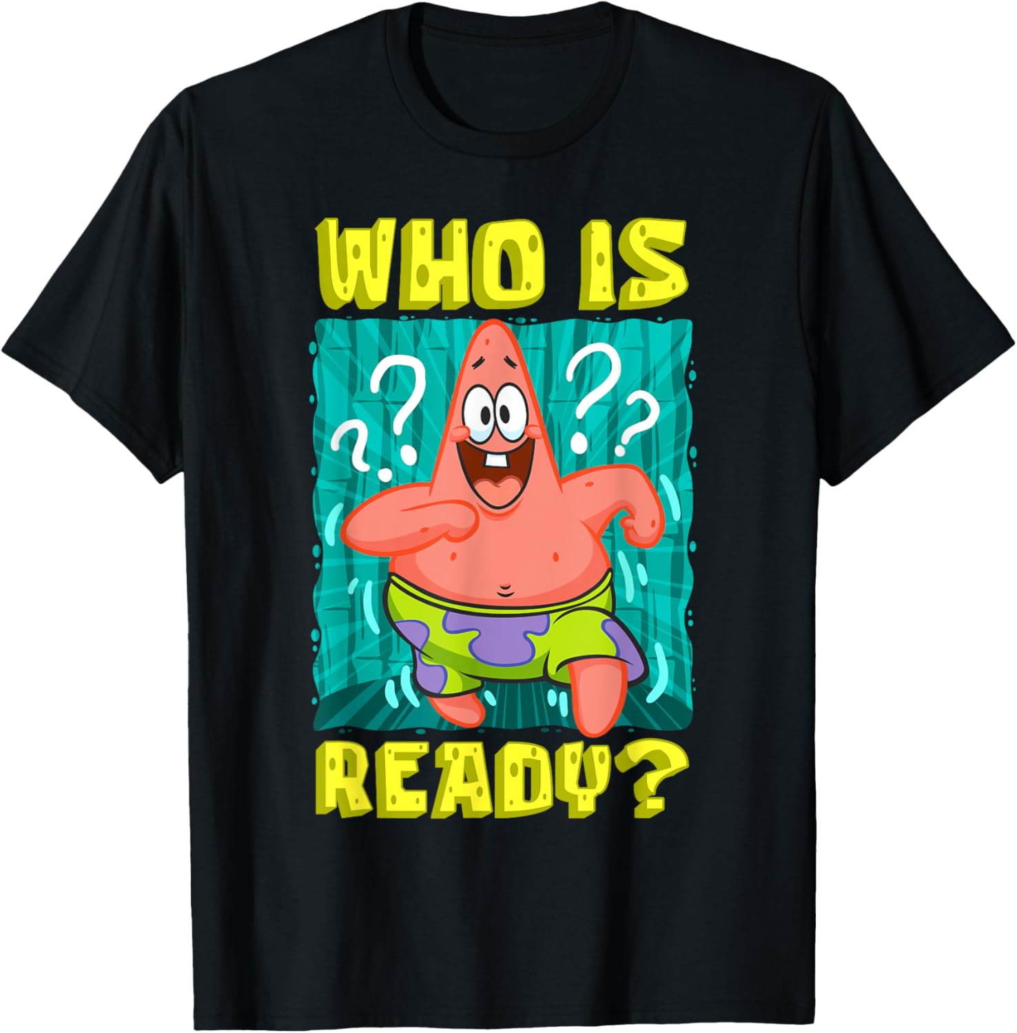 Mademark SpongeBob Patrick Star Ready Funny T-Shirt for Fans - 11