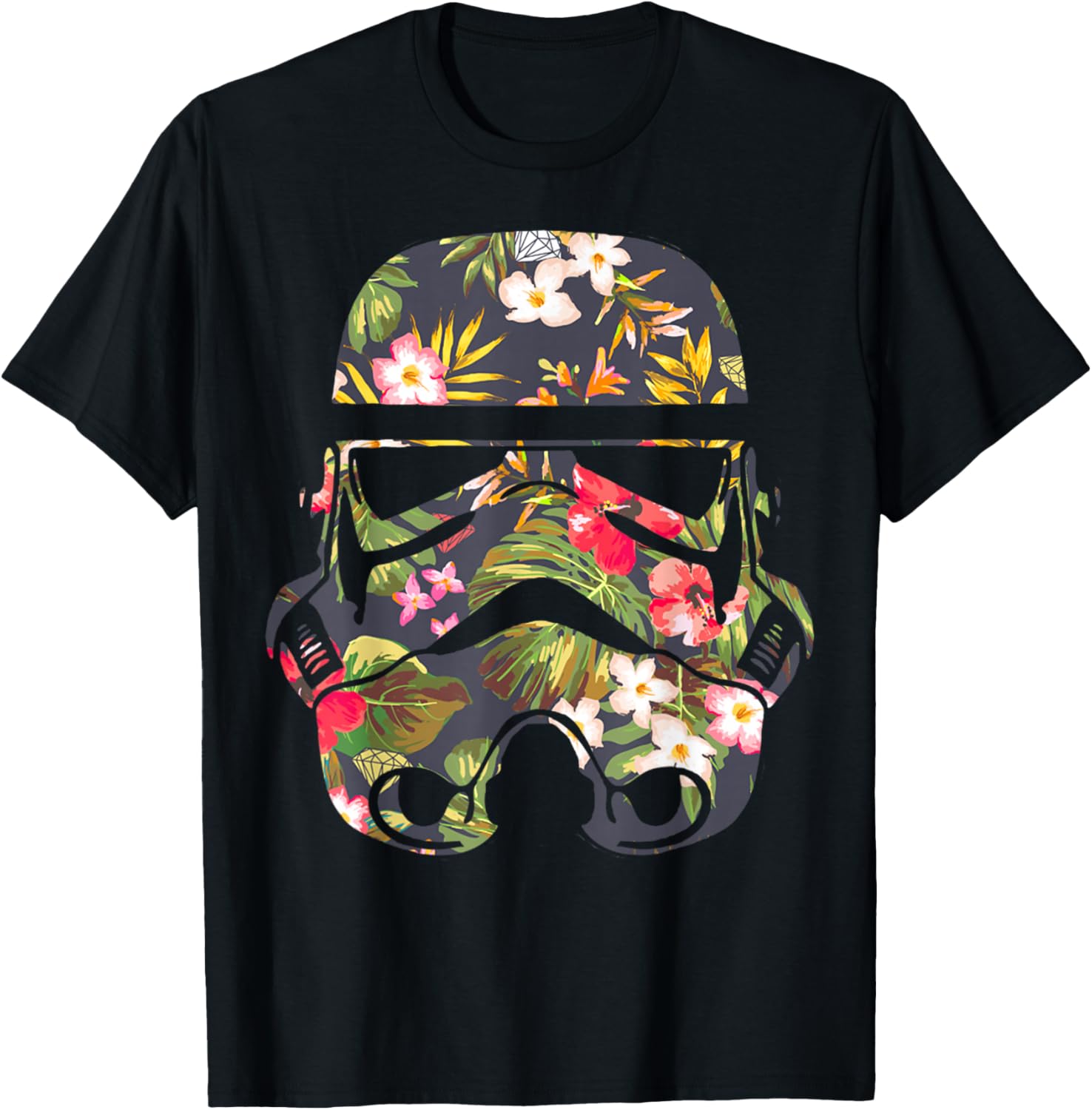 Star Wars Tropical Stormtrooper Floral Print T-Shirt for Fans - 8