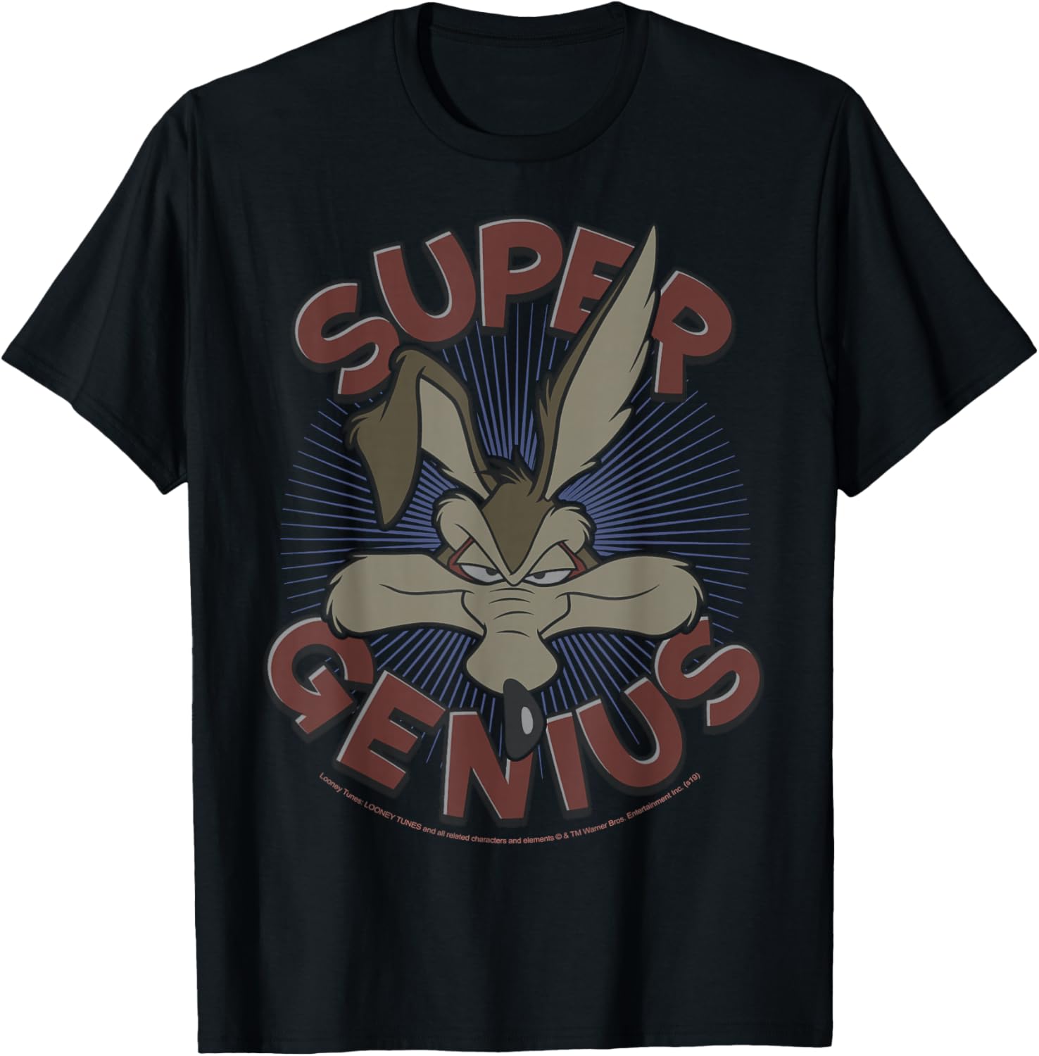 Wile E. Coyote Super Genius T-Shirt - Fun Looney Tunes Apparel for Fans - 2