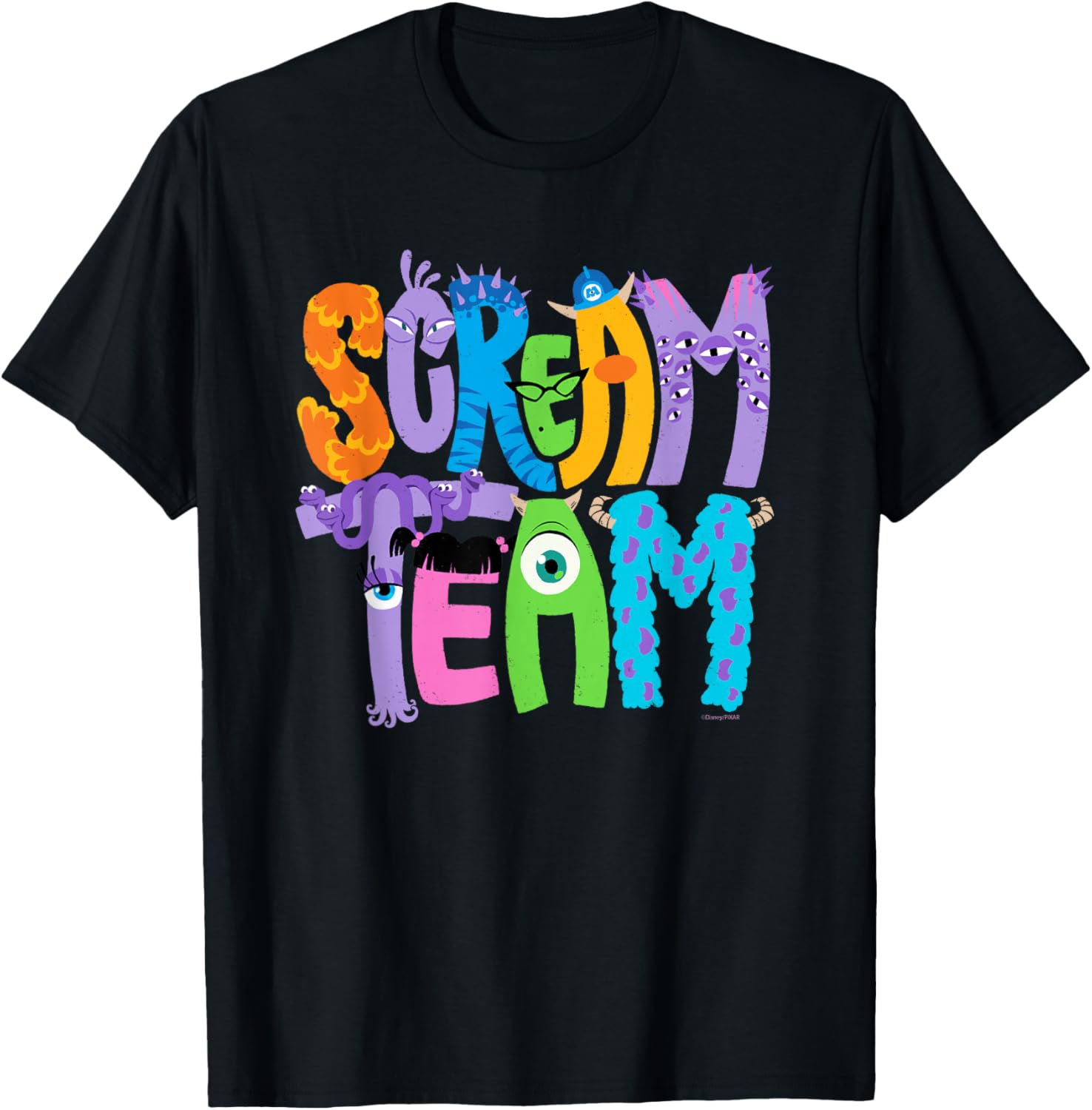 Monsters Inc Scream Team Halloween T-Shirt Fun Disney Pixar Apparel - 18
