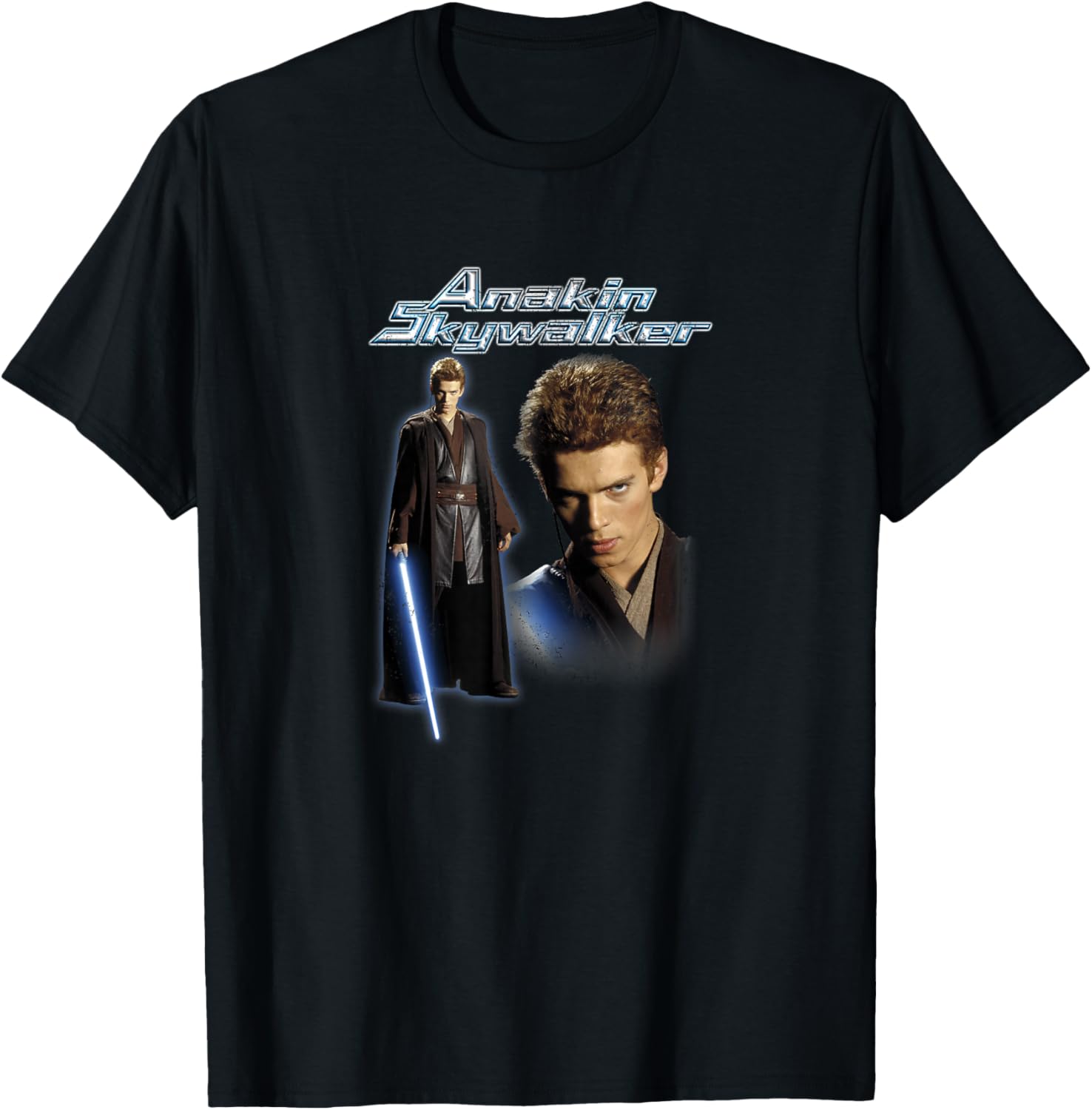 Star Wars Anakin Skywalker Portrait T-Shirt for Fans and Collectors - 12