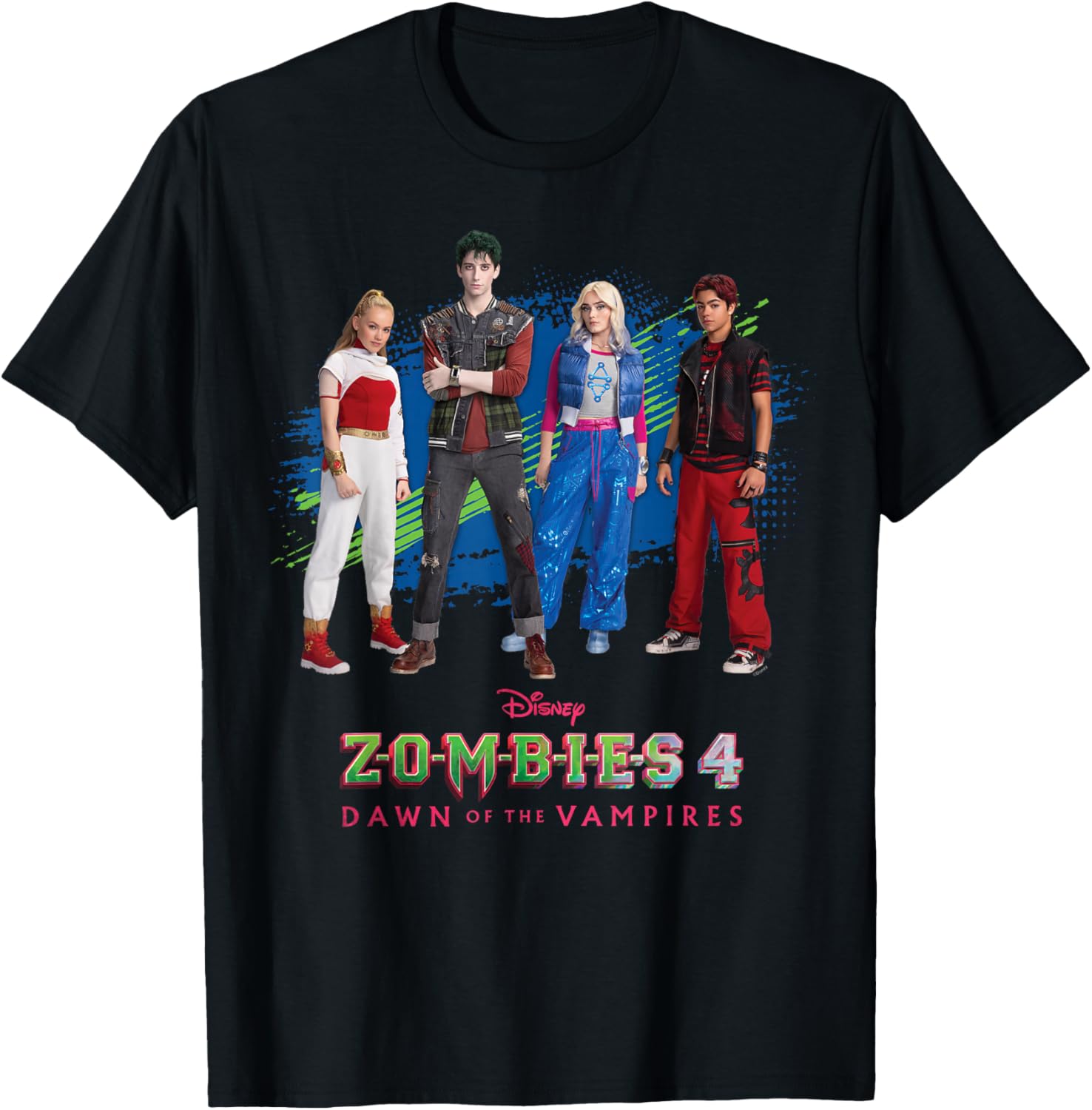 Disney Zombies 4 T-Shirt Featuring Nova, Victor, Zed, and Addison Logo - 7