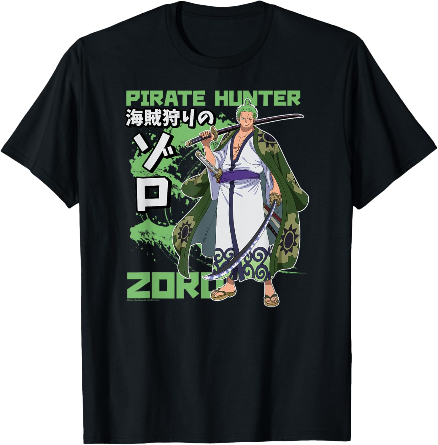 One Piece Zoro Wano Costume T-Shirt for Anime Fans and Collectors - 1