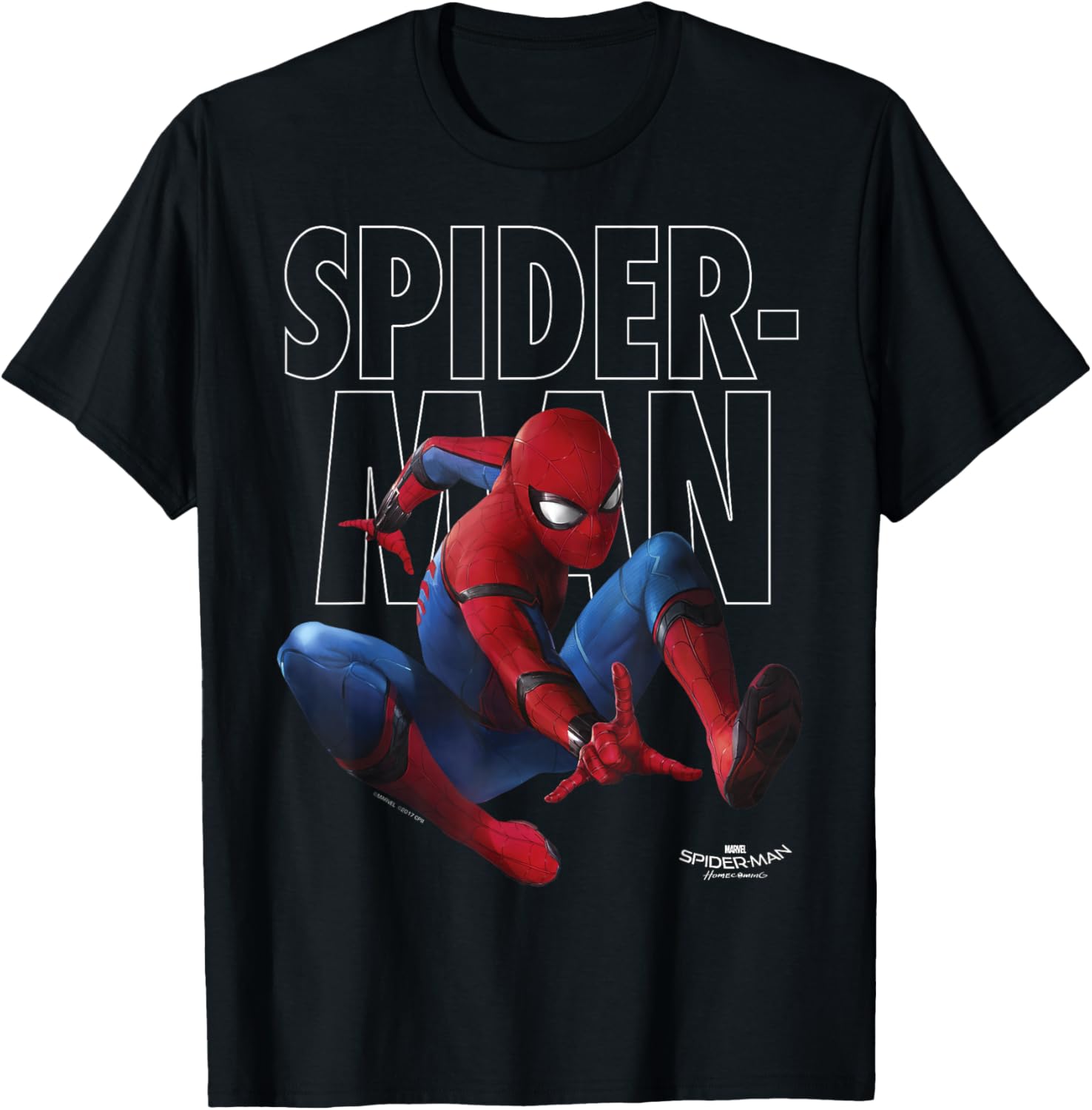 Marvel Spider-Man Homecoming Epic Jump Pose T-Shirt for Fans - 2