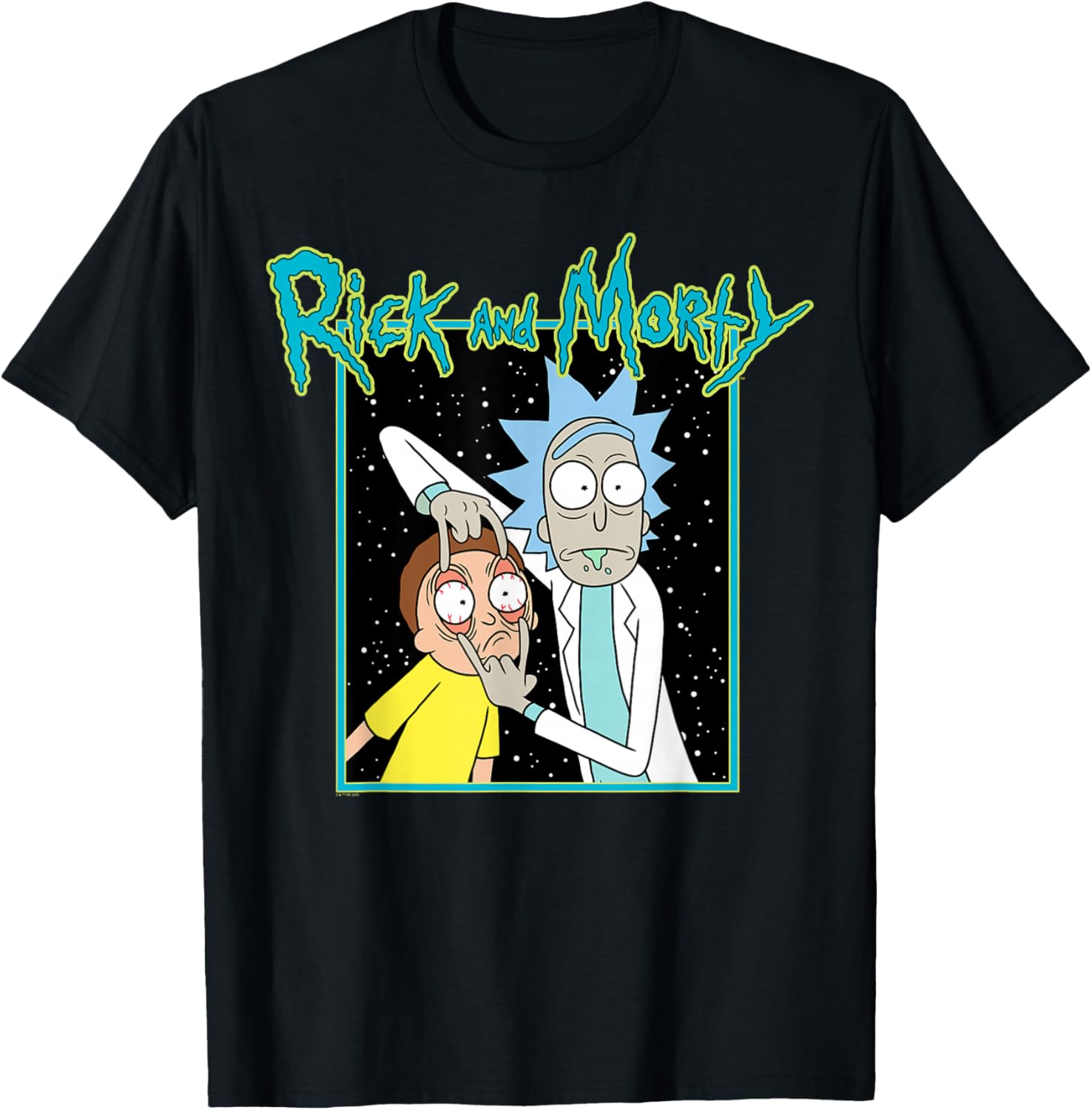Rick and Morty Space Look Morty T-Shirt for Trendy Cartoon Style - 7