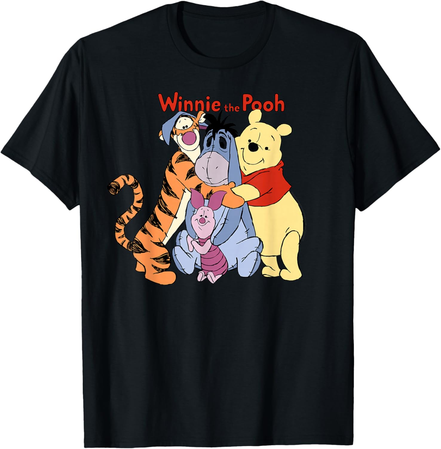 Disney Winnie The Pooh Group Hug T-Shirt for Kids and Adults - 9