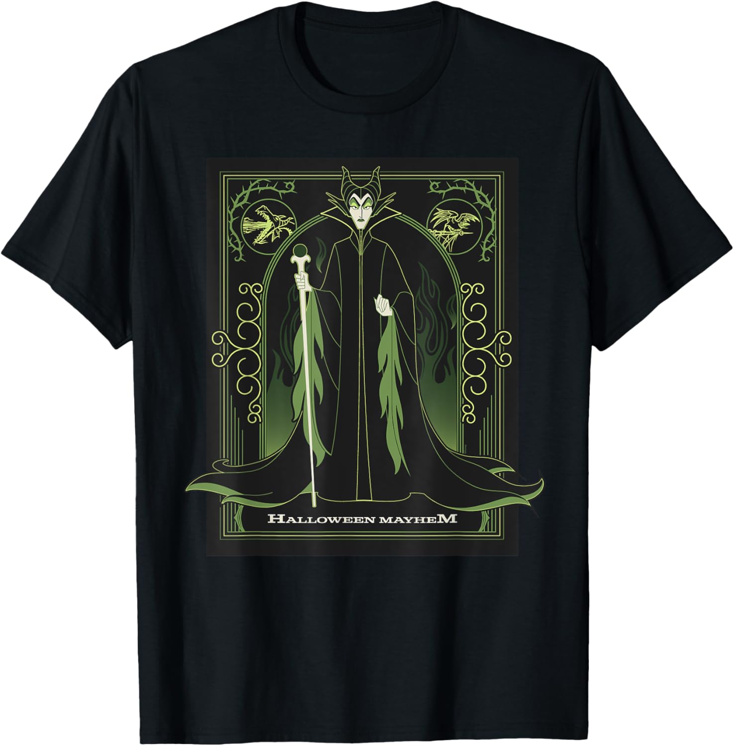 Disney Villains Maleficent T-Shirt for Halloween Fun and Adventure - 1