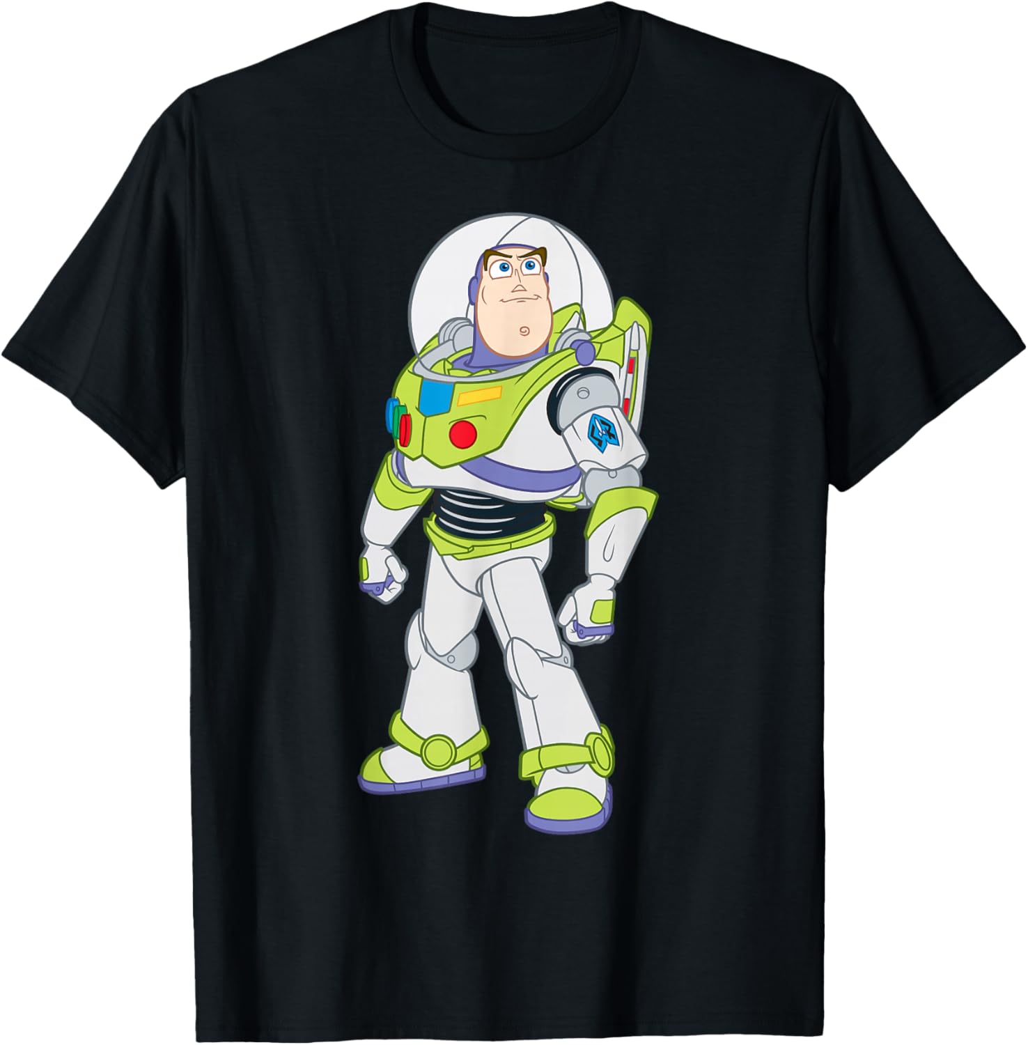 Buzz Lightyear Strong Pose T-Shirt for Kids and Adults Fun Cartoon Apparel - 8