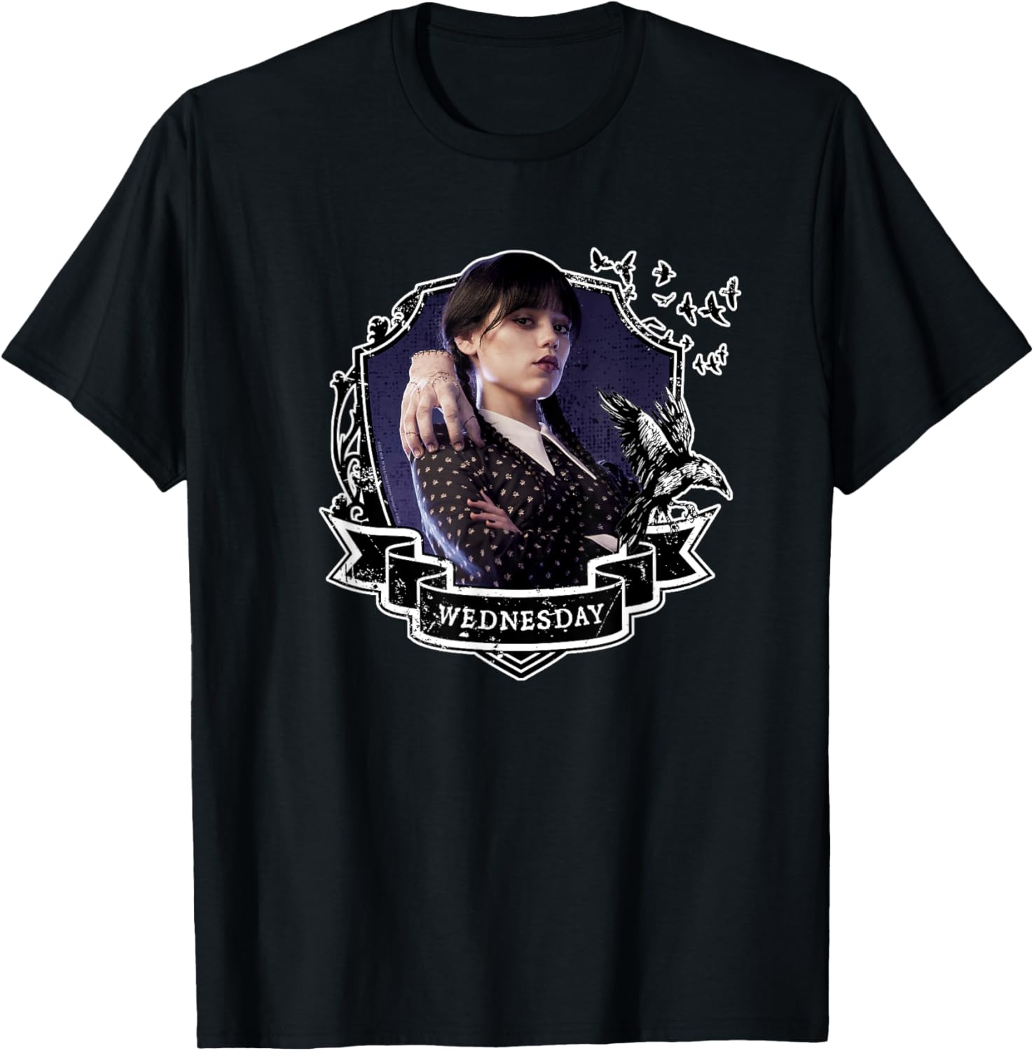Wednesday Nevermore Graphic T-Shirt for Fans of Iconic Wednesday Style - 10
