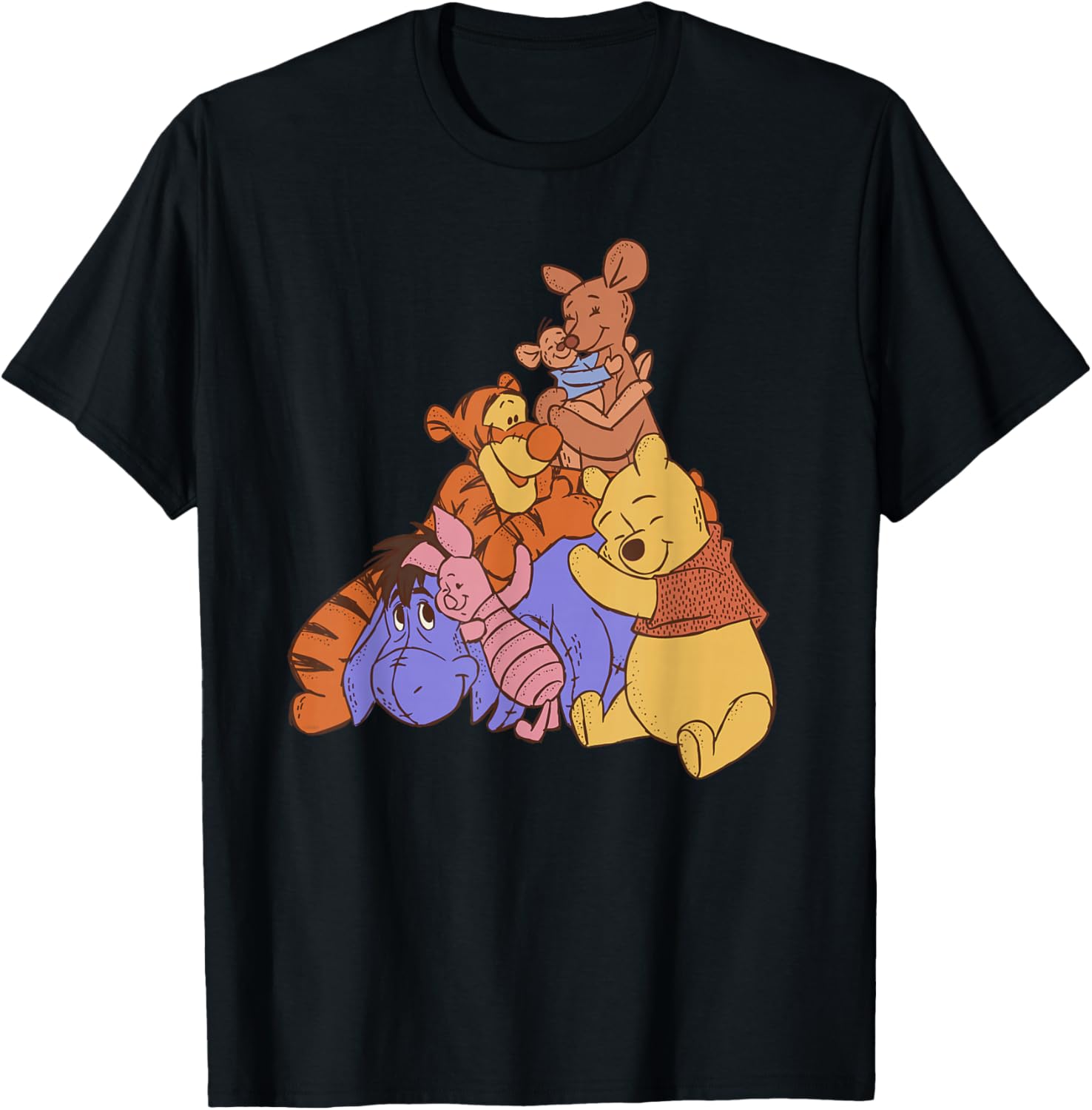 Disney Winnie the Pooh Kanga Roo Group Hug T-Shirt for Kids and Adults - 2