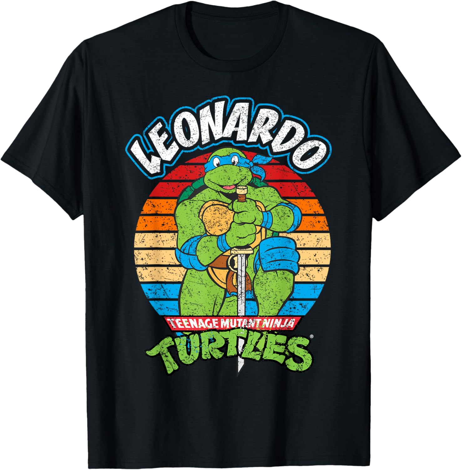 Teenage Mutant Ninja Turtles Leonardo Action T-Shirt for Fans - 3