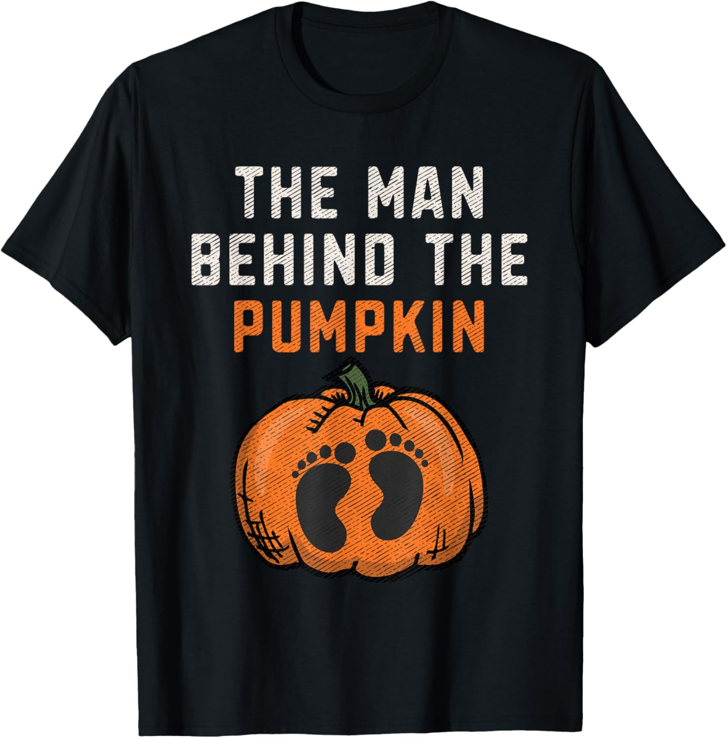 Funny Pumpkin Dad Halloween Pregnancy Reveal T-Shirt for Expecting Fathers - 18
