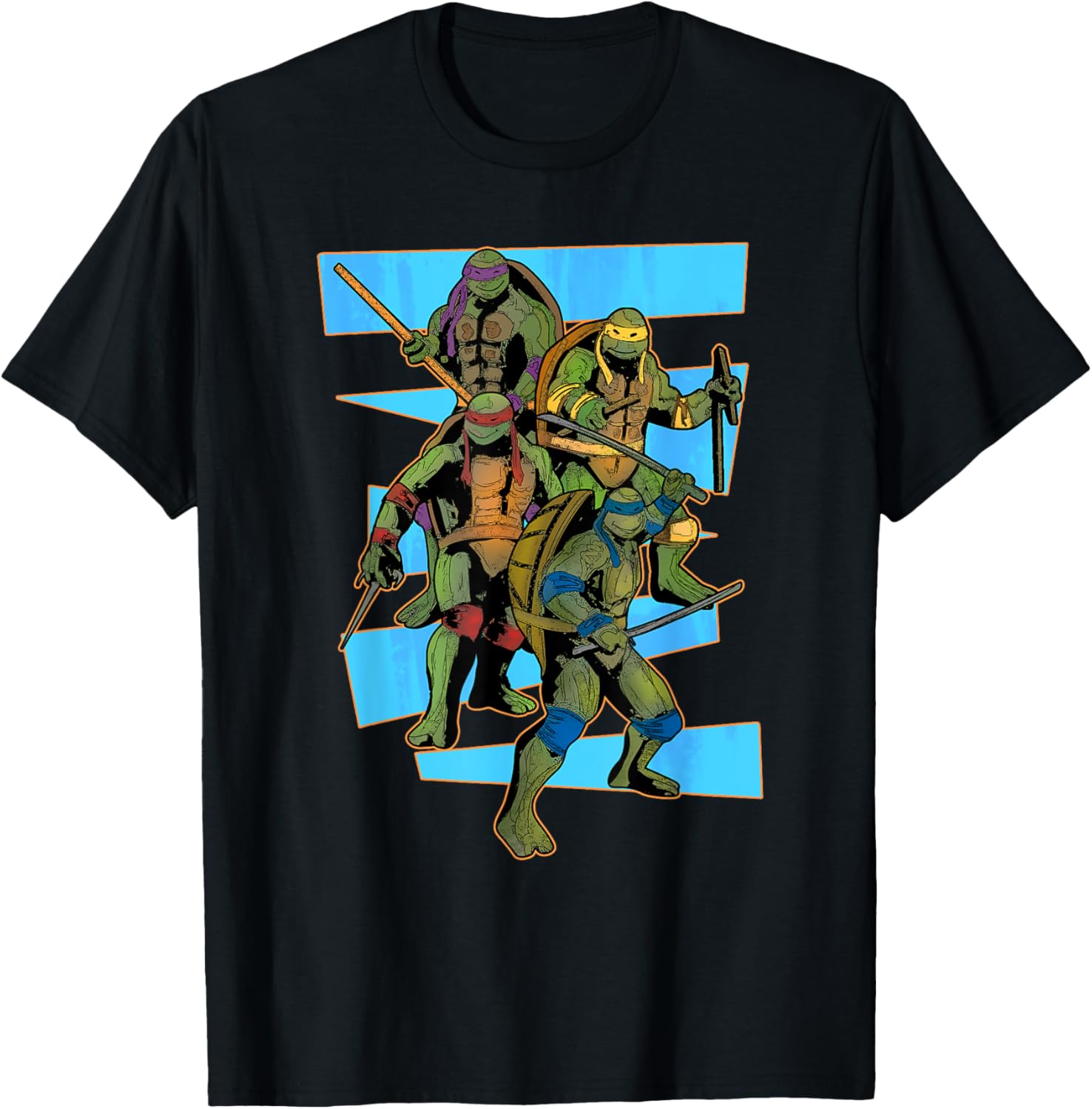 Mademark TMNT T-Shirt Featuring Donatello, Michelangelo, Raphael, Leonardo - 3