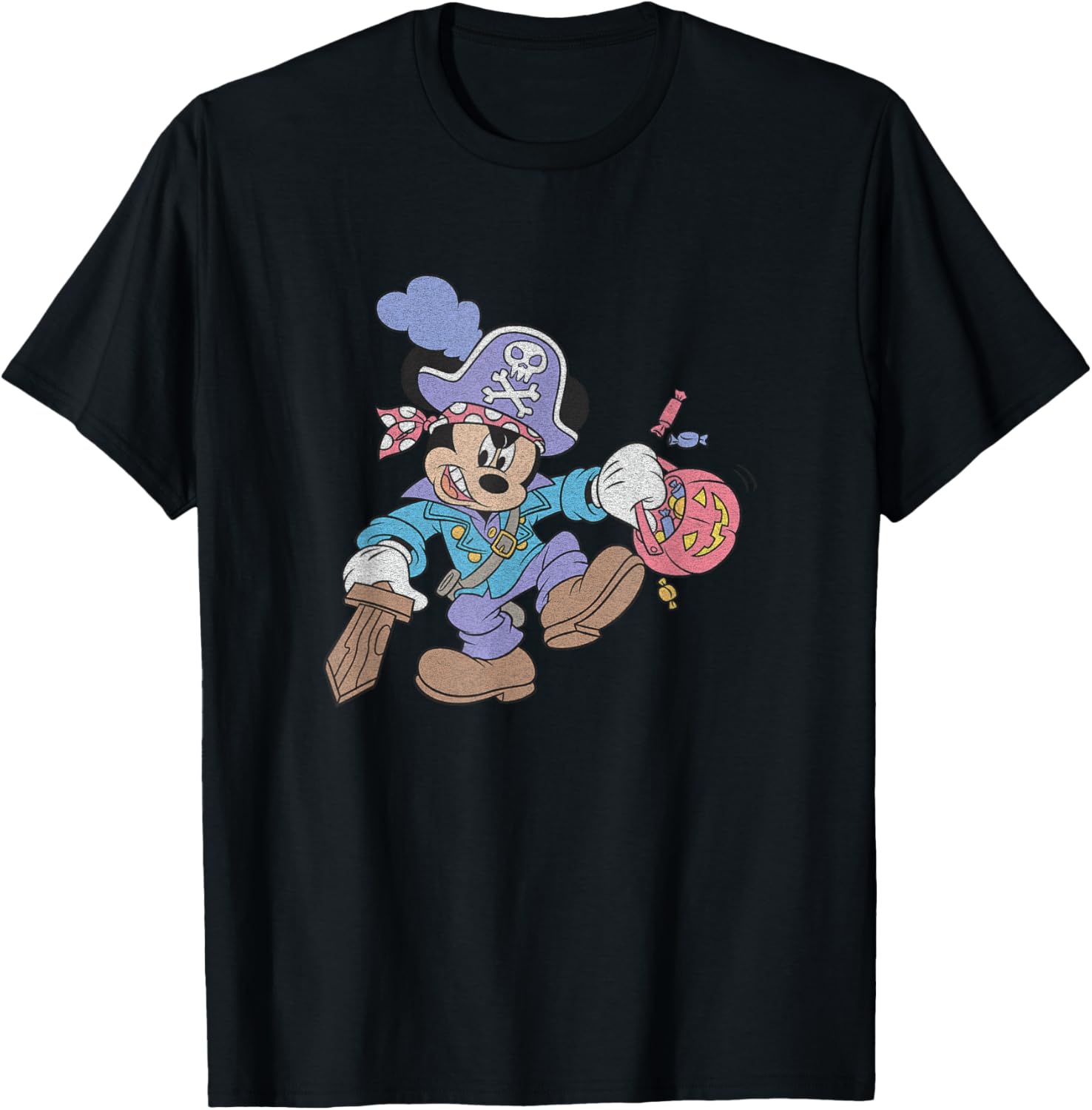Disney Mickey and Friends Halloween Pirate T-Shirt for Kids and Adults - 9