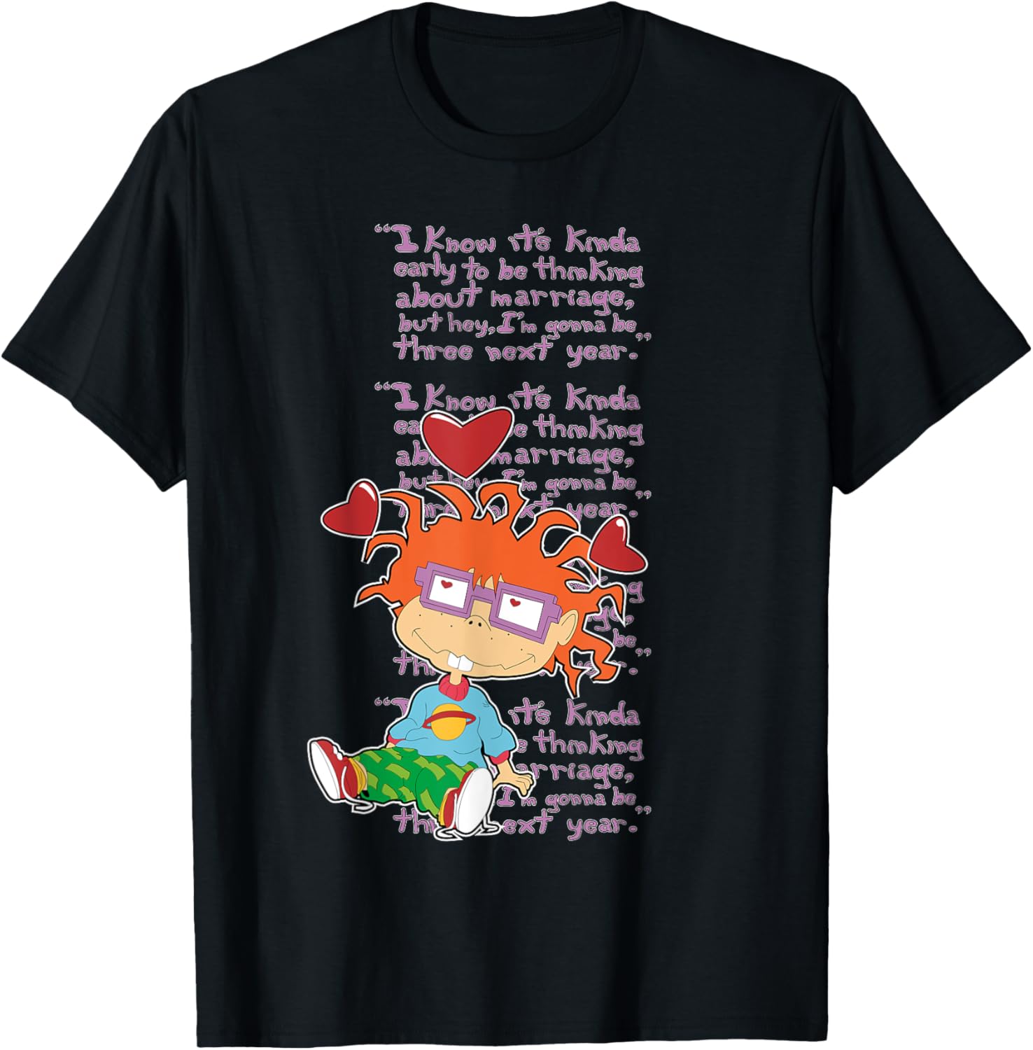 Mademark x Rugrats Chuckie T-Shirt I Know Its Kinda Early to Be Thinking - 4