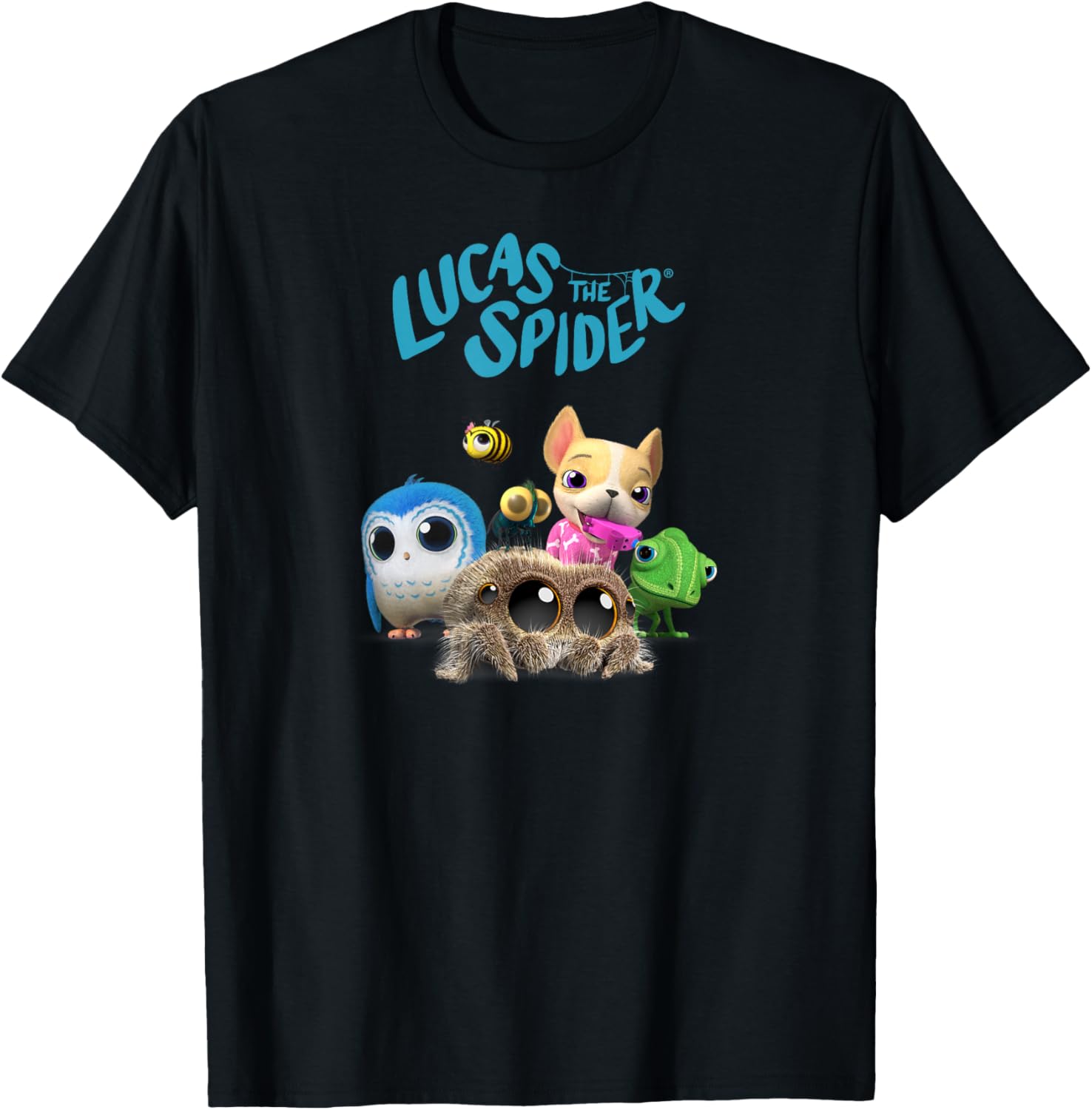 Lucas the Spider and Friends Cute T-Shirt for Kids and Adults - 2