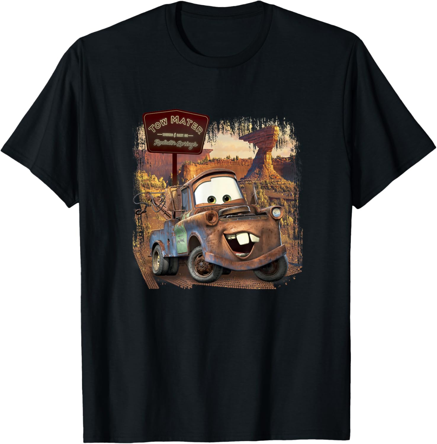 Disney Pixar Cars Tow Mater Radiator Springs T-Shirt for Kids and Adults - 5