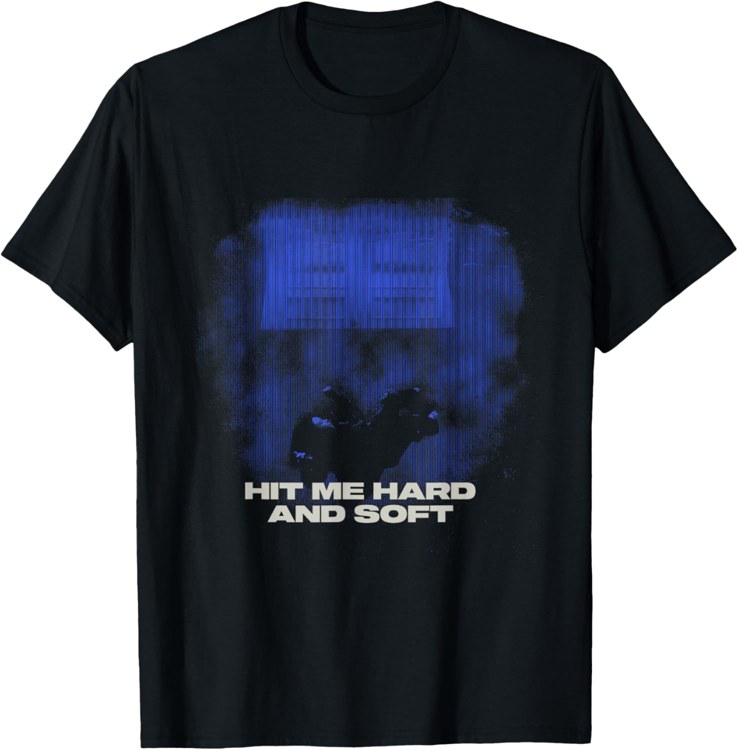 Billie Eilish HIT ME HARD AND SOFT Blue Photo T-Shirt for Fans - 1