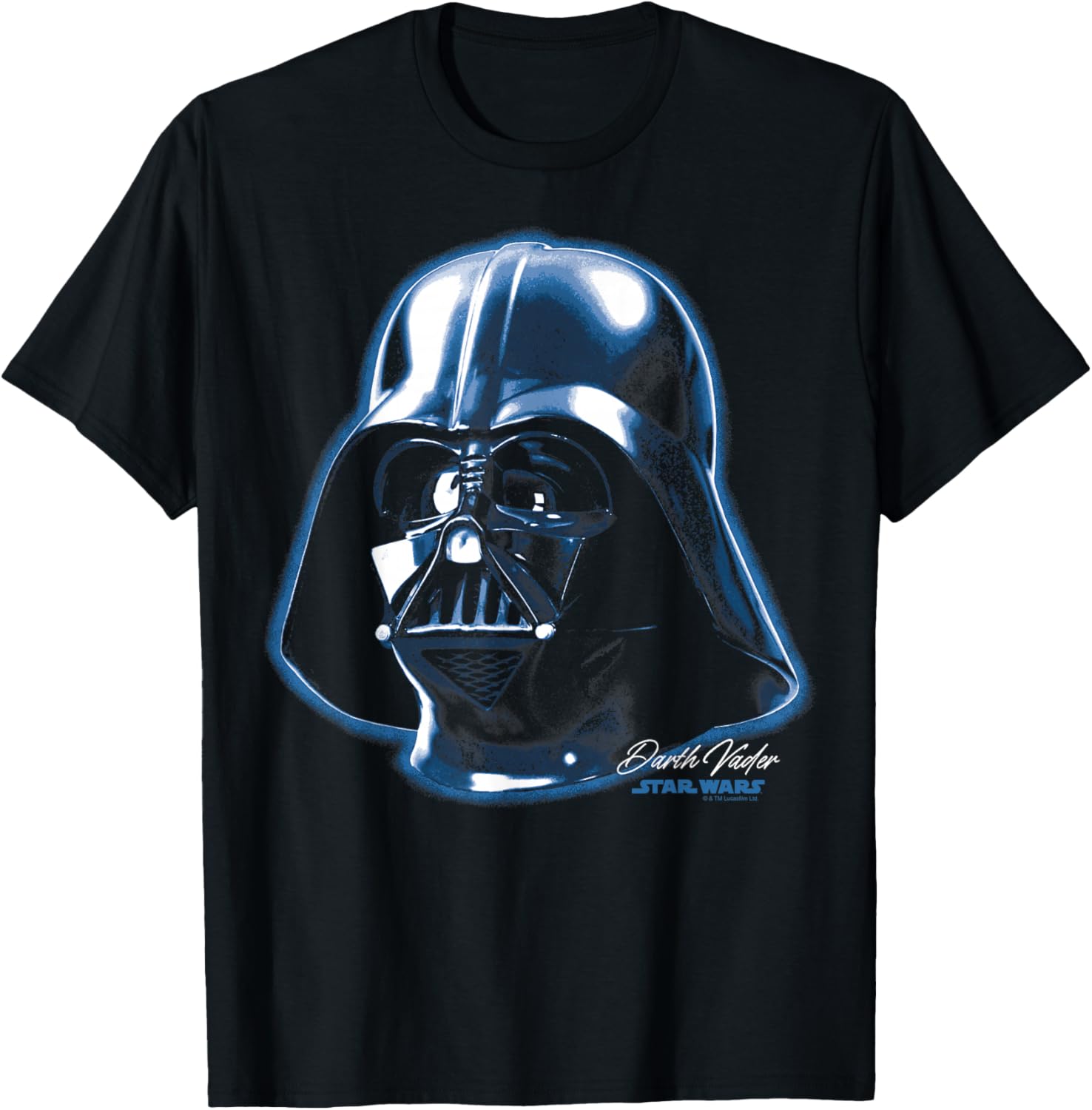 Darth Vader Portrait T-Shirt for Star Wars Fans - Cool Graphic Tee - 1