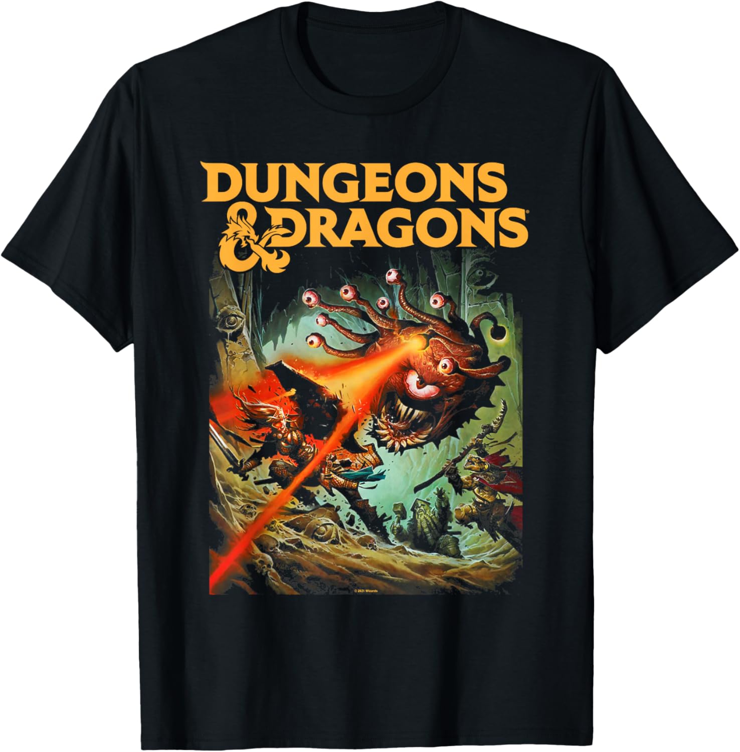 Dungeons and Dragons Beholder T-Shirt for Fantasy Game Fans - 4