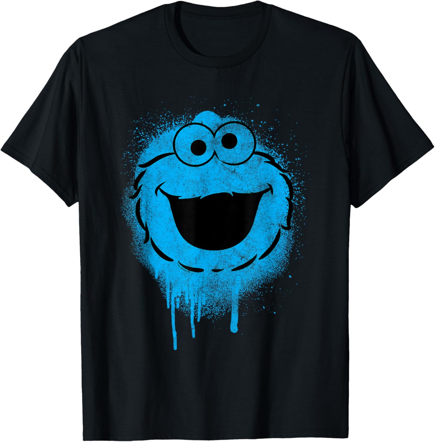 Sesame Street Cookie Monster Graffiti T-Shirt for Fun and Style - 8
