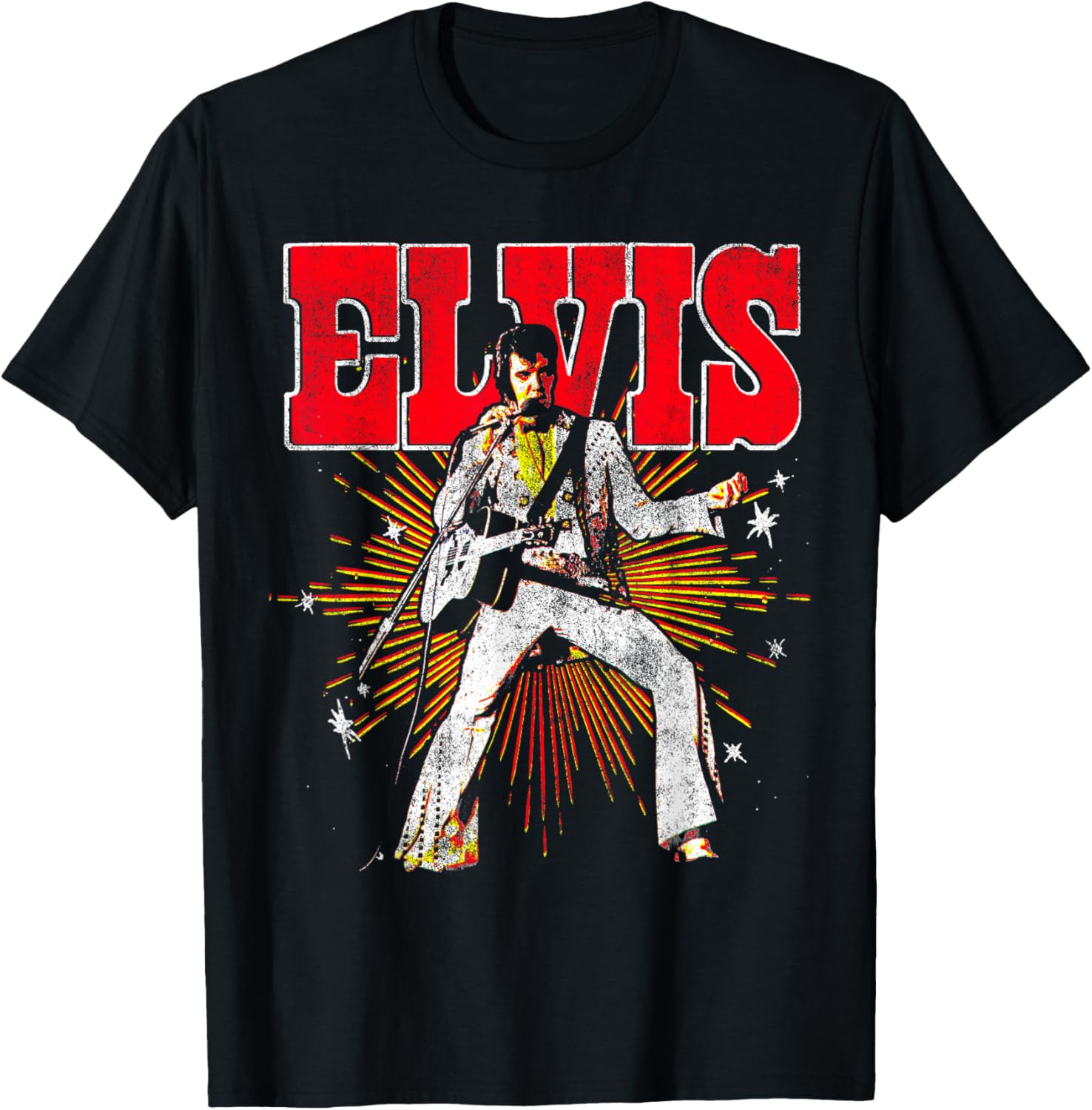 Elvis Presley Retro Short Sleeve T-Shirt for Fans and Collectors - 1