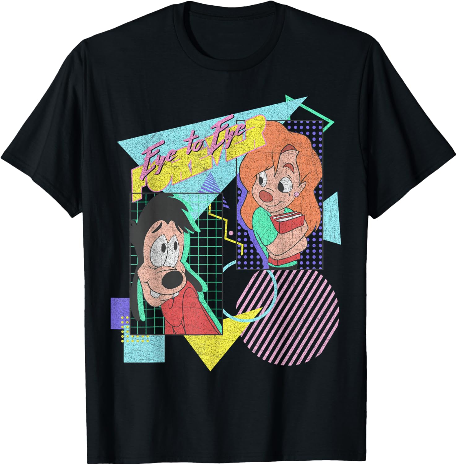 Disney A Goofy Movie Max and Roxanne Eye to Eye Forever T-Shirt for Fans - 10