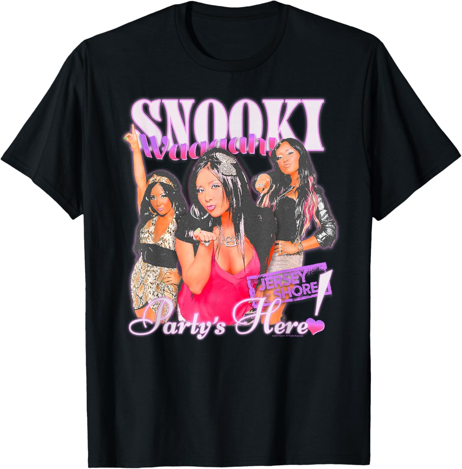 Snooki Vintage Jersey Shore Party T-Shirt for Reality TV Fans - 2