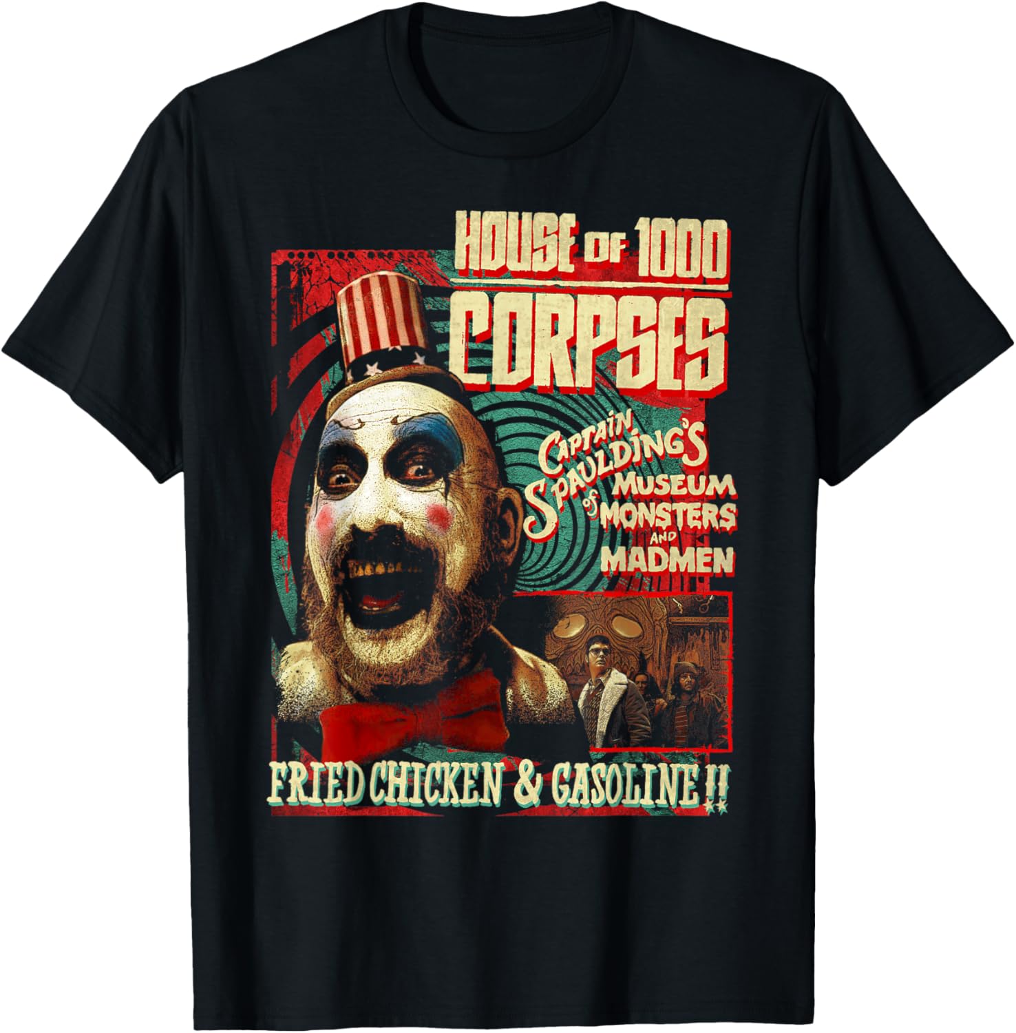 Rob Zombie Captain Spaulding Museum T-Shirt for Horror Fans and Collectors - 1