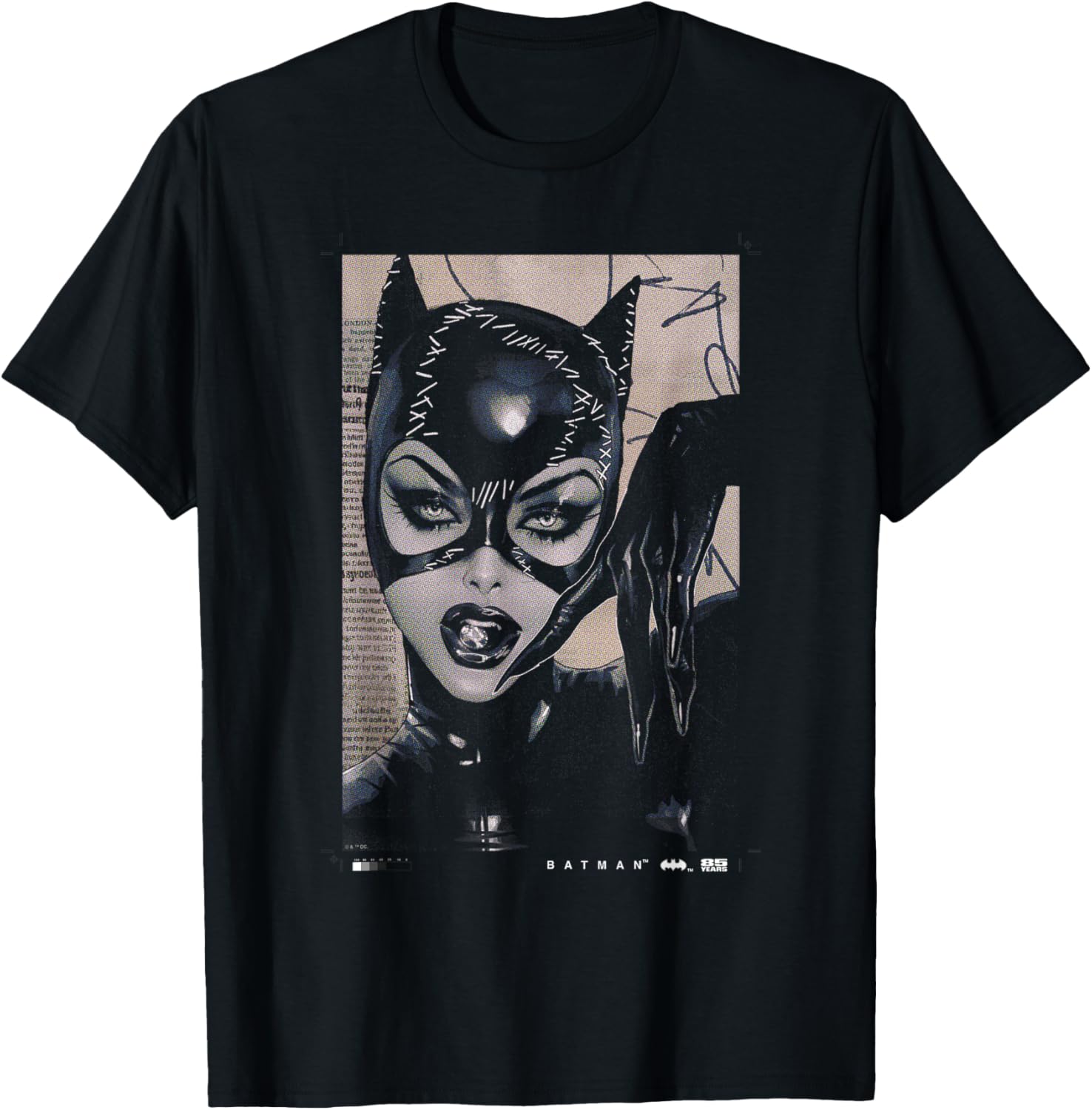 Batman Catwoman 85th Anniversary T-Shirt Vintage Comic Cover Design - 8