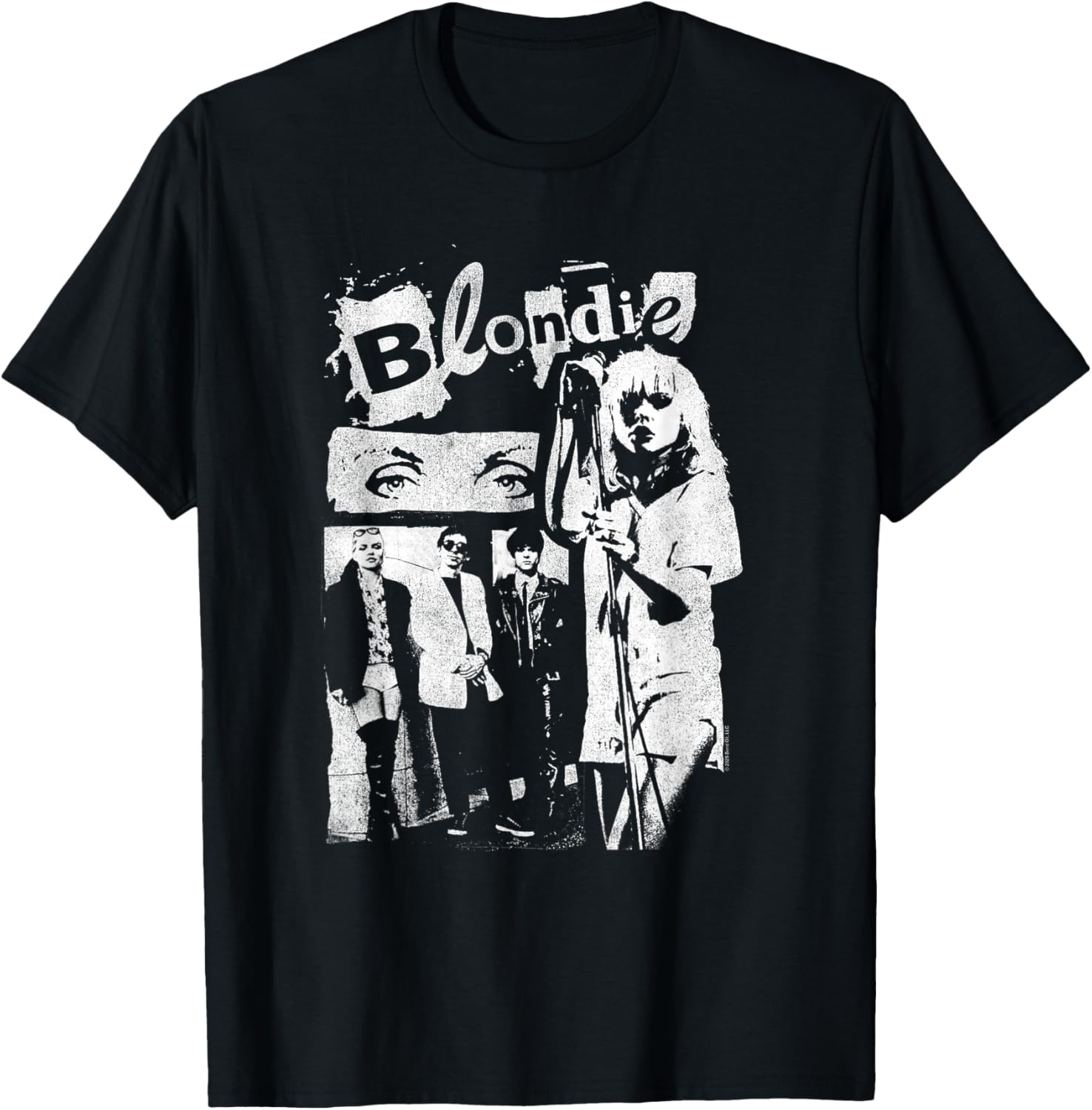 Blondie Punk Zine Collage Vintage Band T-Shirt for Trendy Music Lovers - 4
