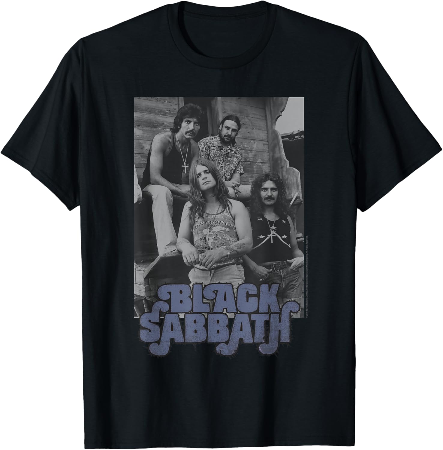Black Sabbath Retro Photo T-Shirt for Music Lovers and Fans - 3