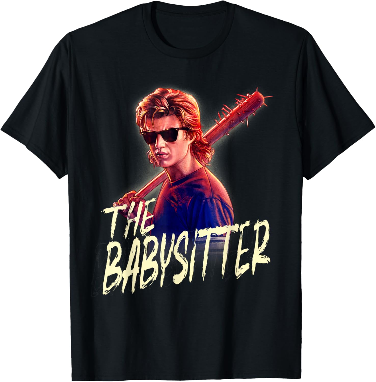 Stranger Things Steve The Babysitter Portrait T-Shirt for Fans - 3