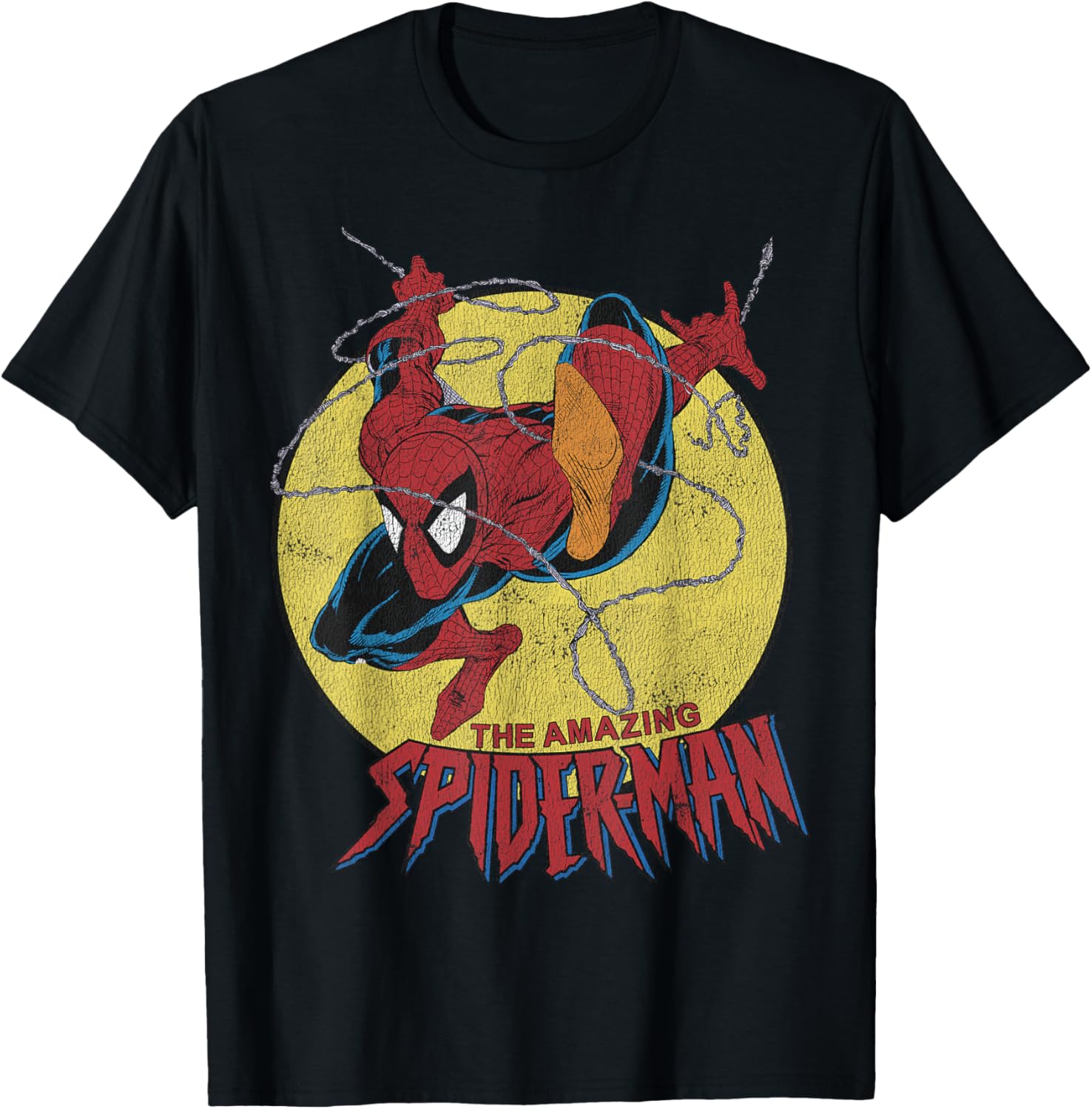 Vintage Spider-Man Jump Logo T-Shirt for Marvel Fans - Stylish Apparel - 10