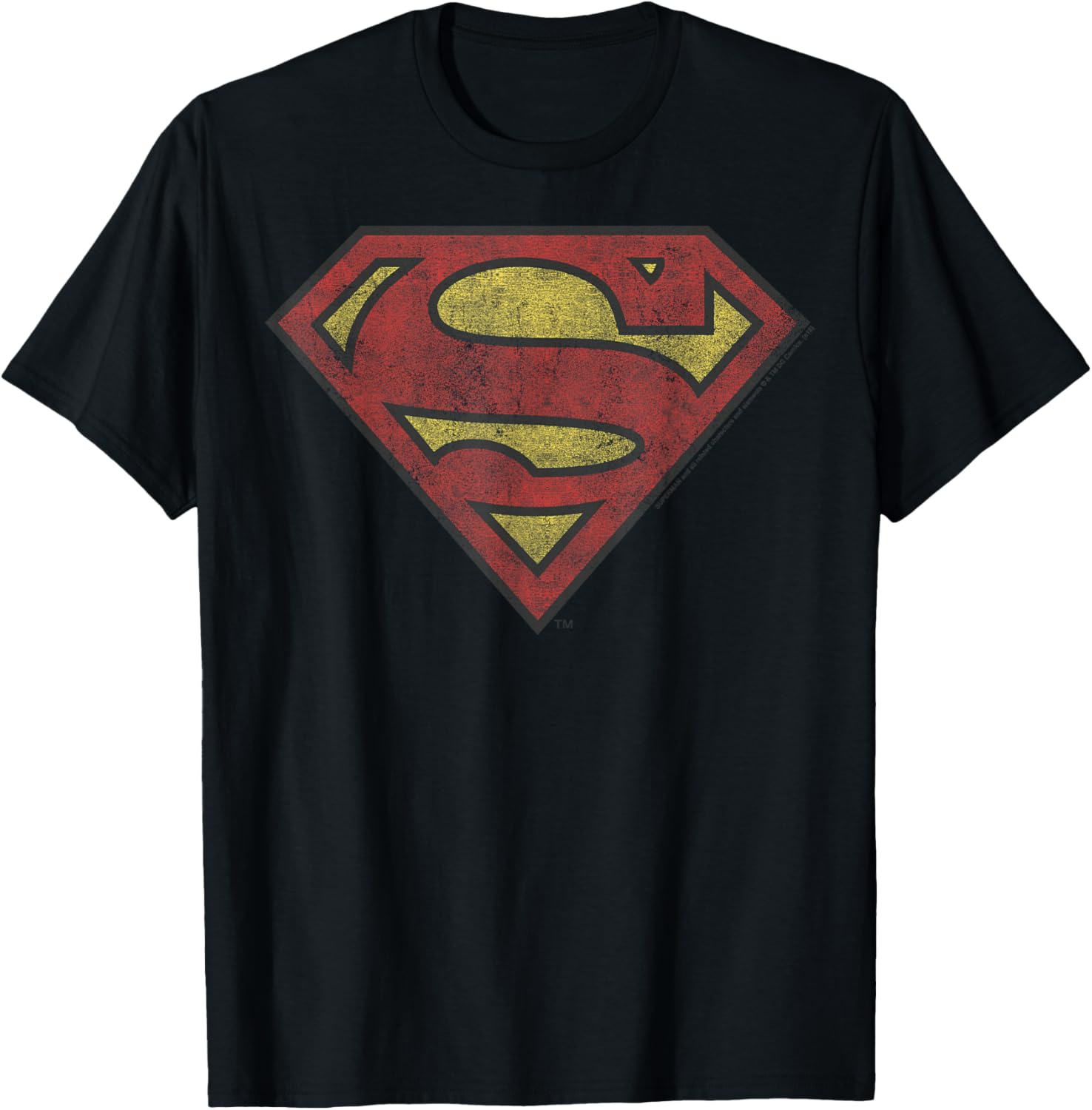 Superman Vintage Shield T-Shirt for Fans of DC Comics Clothing - 1