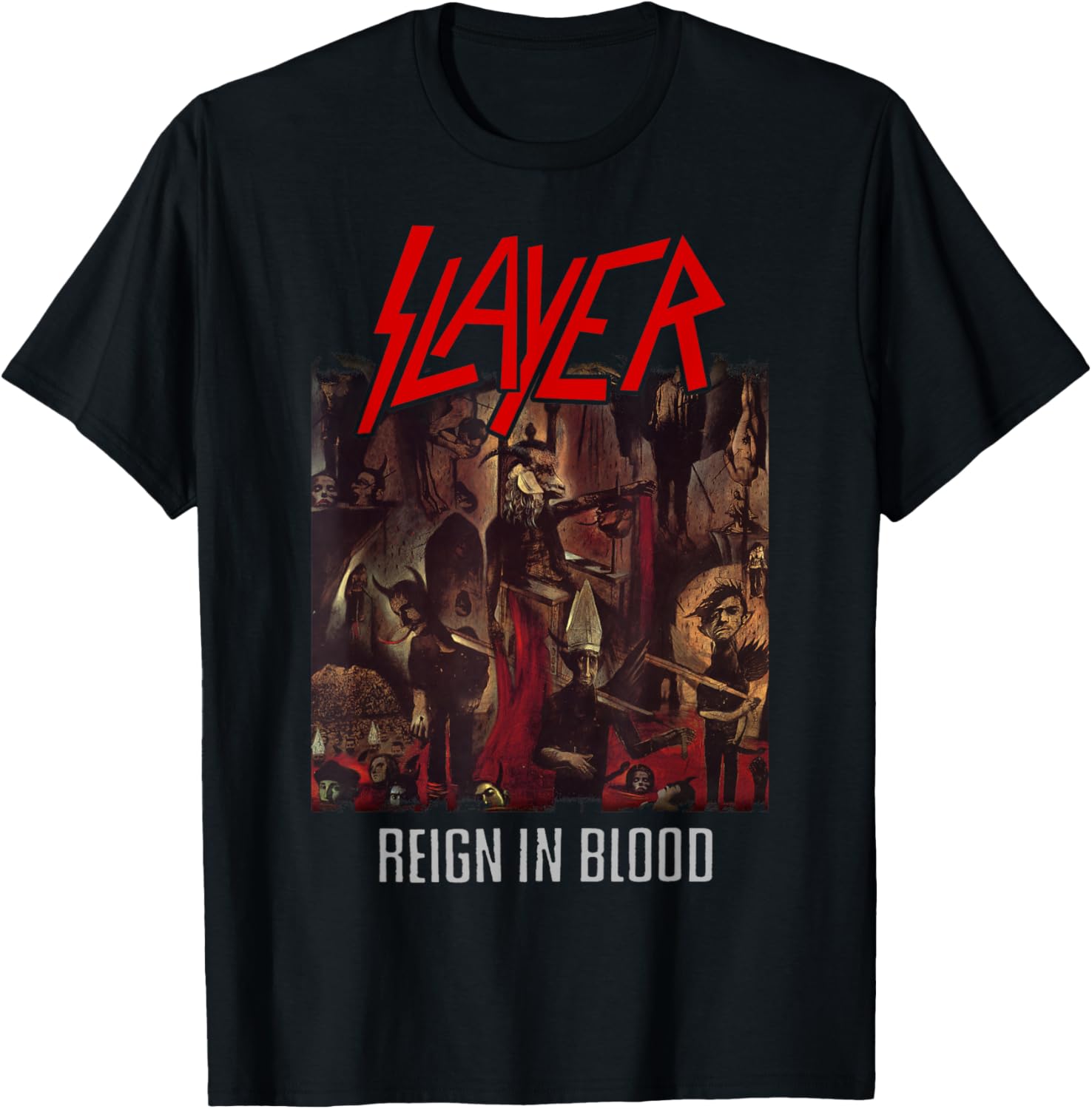 Slayer Reign In Blood Graphic T-Shirt for Metal Fans and Collectors - 1