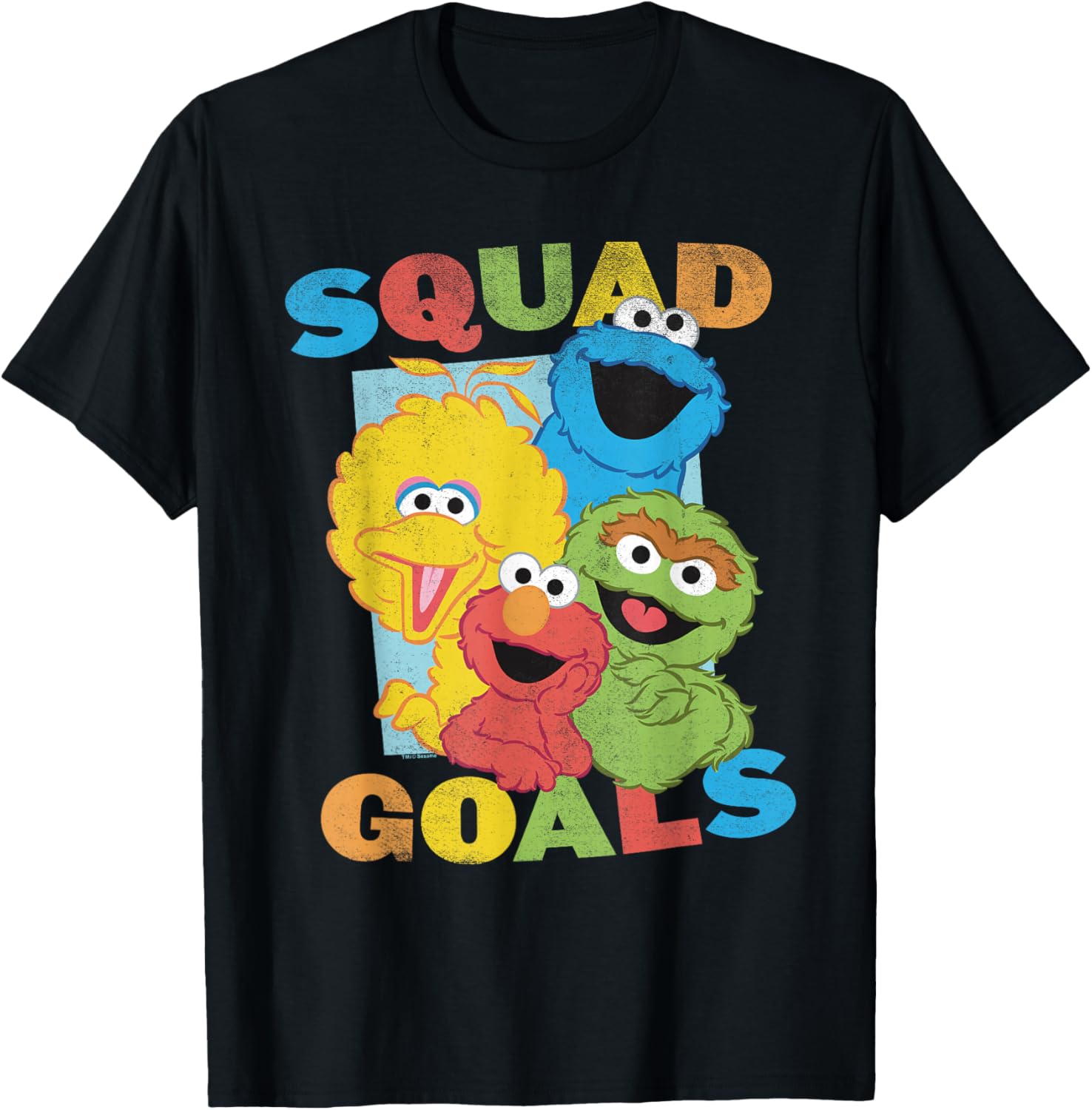 Sesame Street Squad Goals T-Shirt for Fun and Friendship Apparel - 3