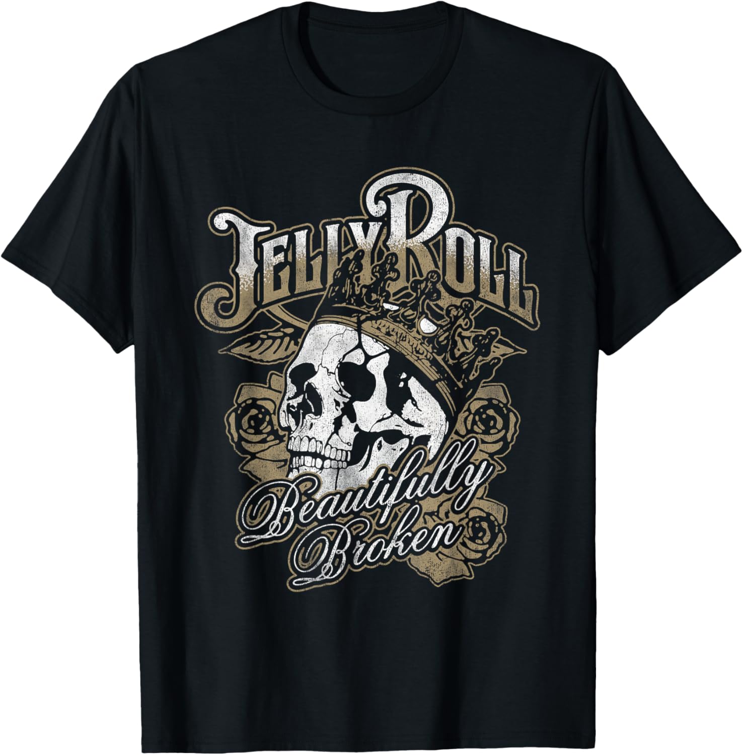 Jelly Roll Beautifully Broken T-Shirt for Trendy Style Lovers - 1