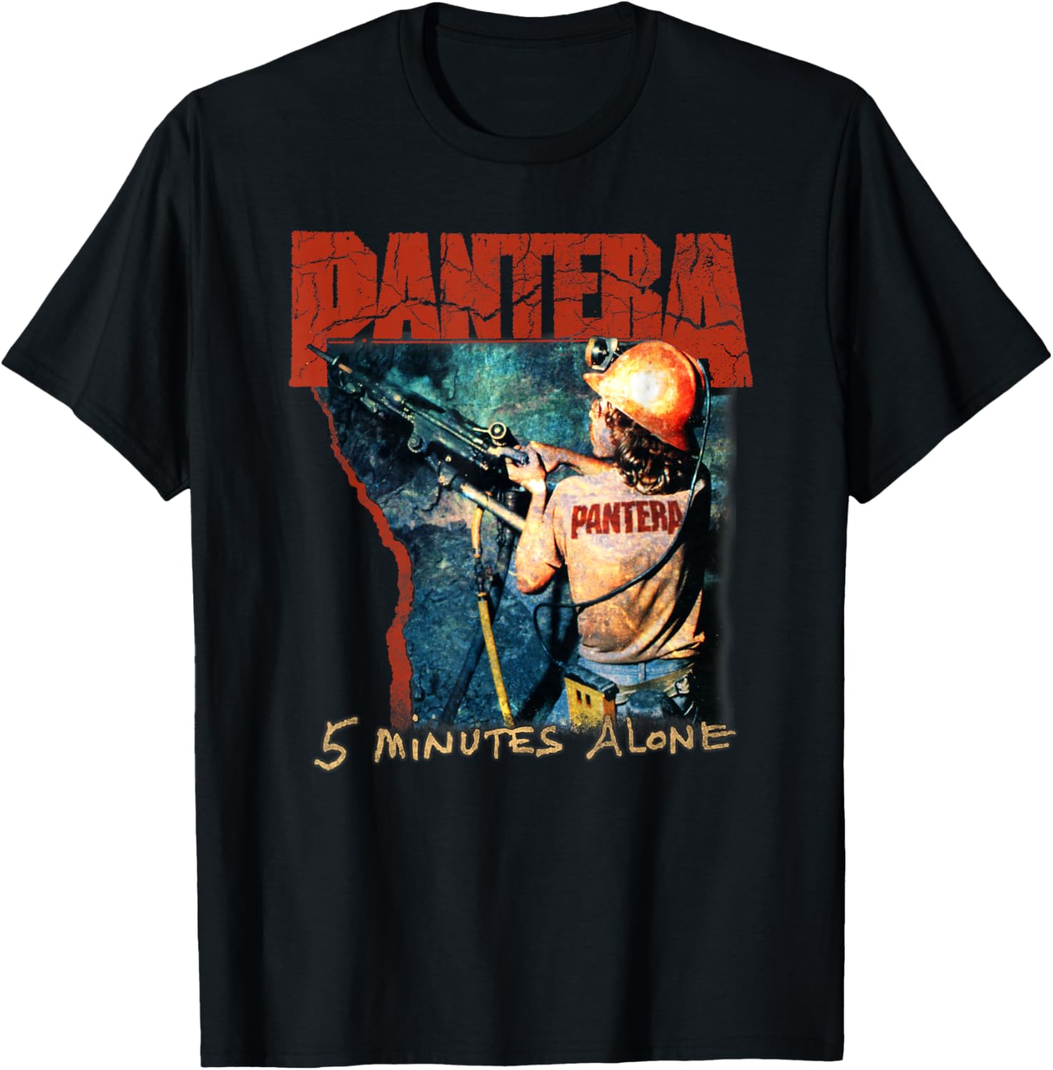 Pantera Official 5 Minutes Alone T-Shirt for Music Fans and Rock Lovers - 1