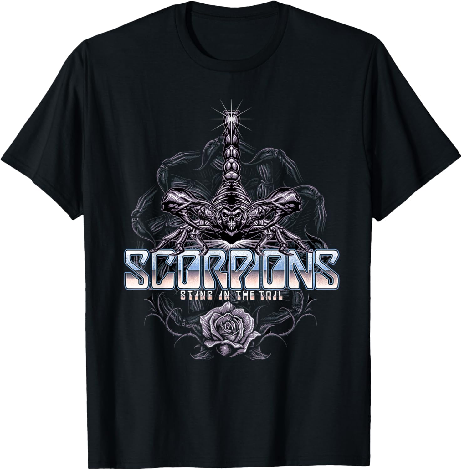 Official Scorpions Sting In The Tail T-Shirt for Rock Music Fans - 1