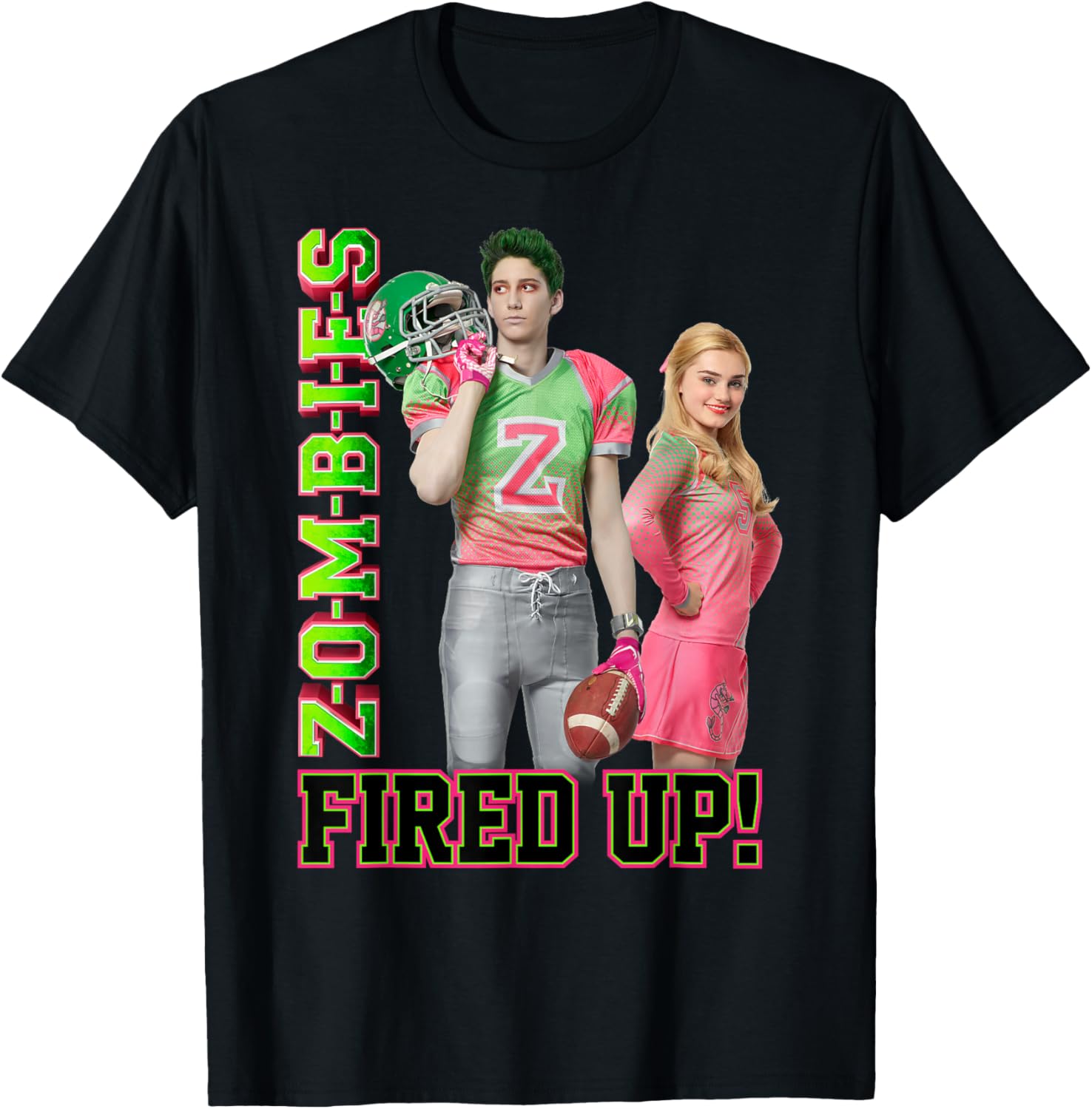 Disney Zombies Fired Up T-Shirt for Kids Cool Graphic Tee - 2