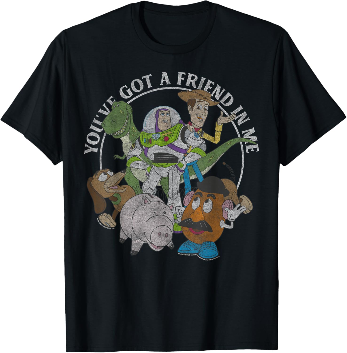 Disney Pixar Toy Story You've Got A Friend In Me Group Shot T-Shirt - 11